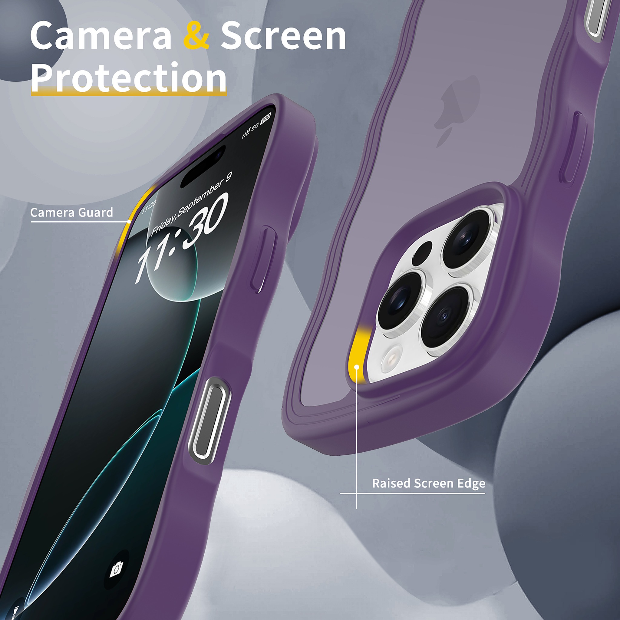 SendaFit Wavy Matte Two-in-One Case for iPhone 16 Pro detail 23