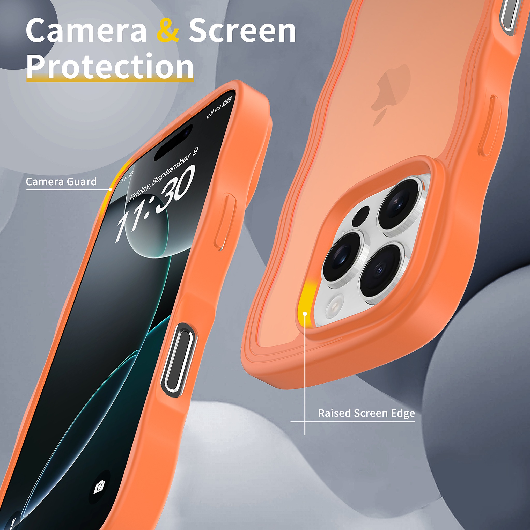 SendaFit Wavy Matte Two-in-One Case for iPhone 16 Pro detail 4