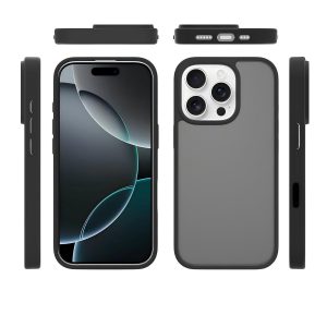 SendaFit Matte Skin-Feel Camera-Button Two-in-One Case for iPhone 16 Pro