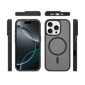 SendaFit Matte Skin-Feel Camera-Button Two-in-One MagSafe Case for iPhone 16 Pro