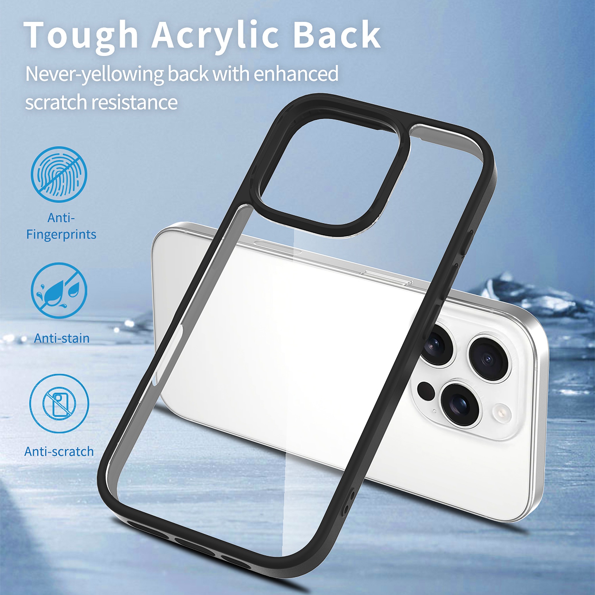 SendaFit Clear Two-in-One Case for iPhone 16 Pro detail 3