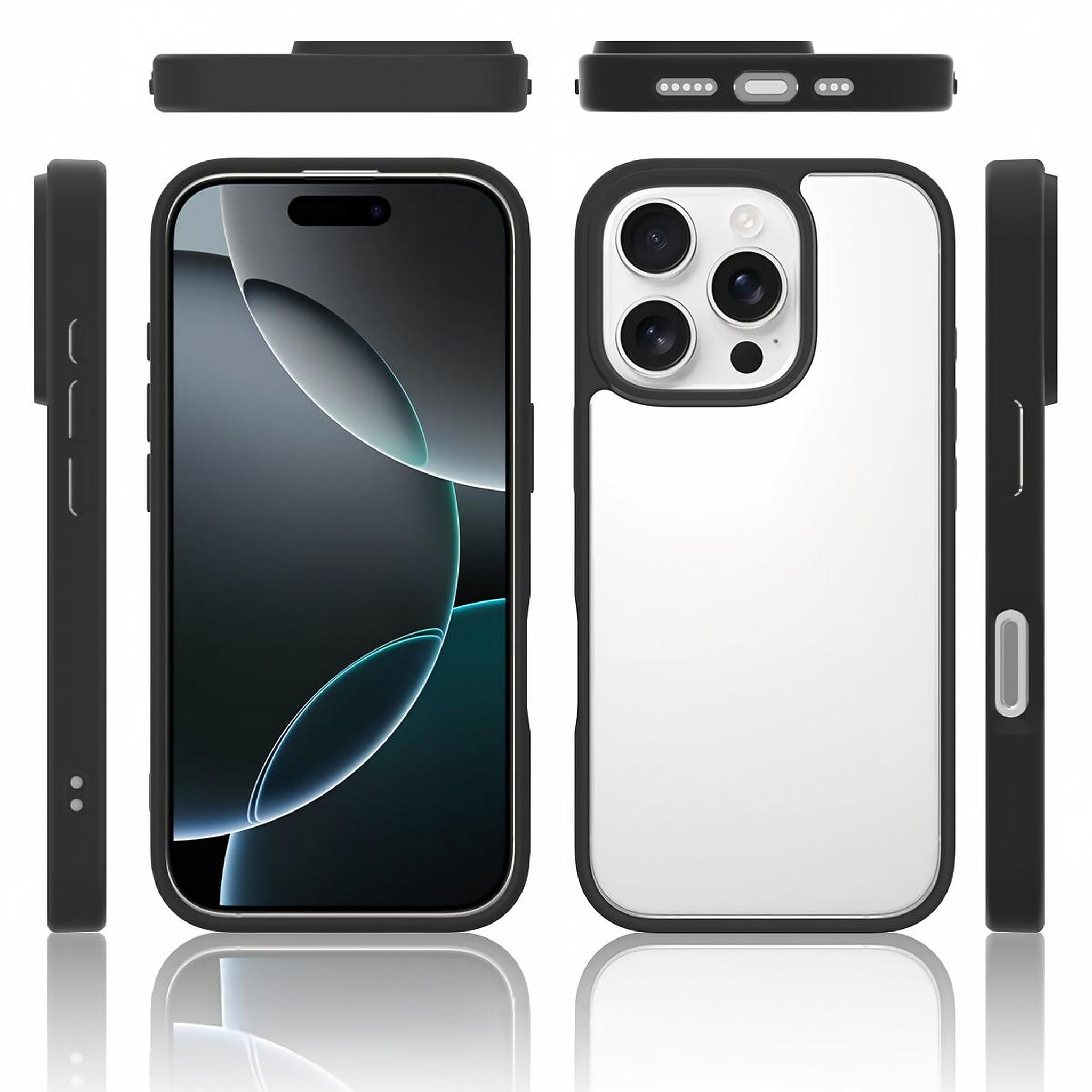 SendaFit Clear Two-in-One Case for iPhone 16 Pro