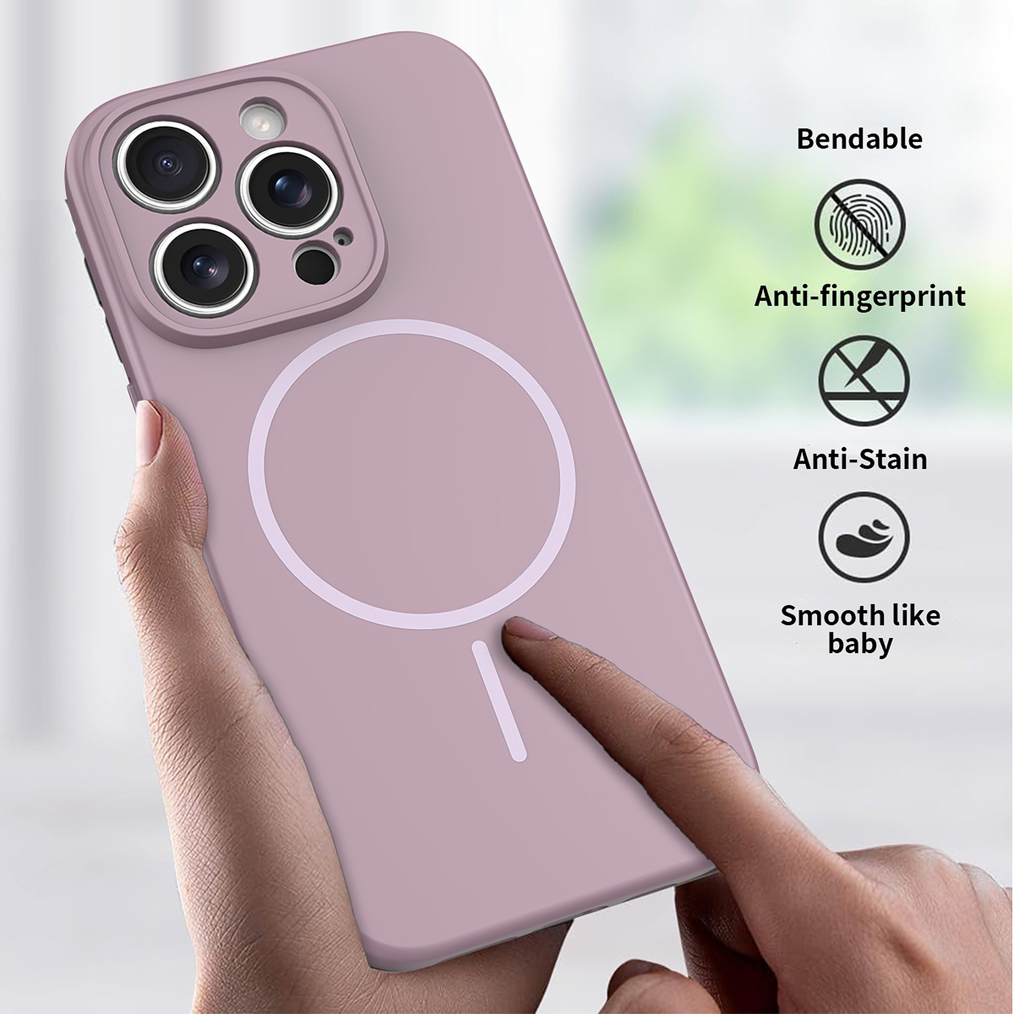 SendaFit Solid-Color Two-in-One Case for iPhone 16 Pro detail 11