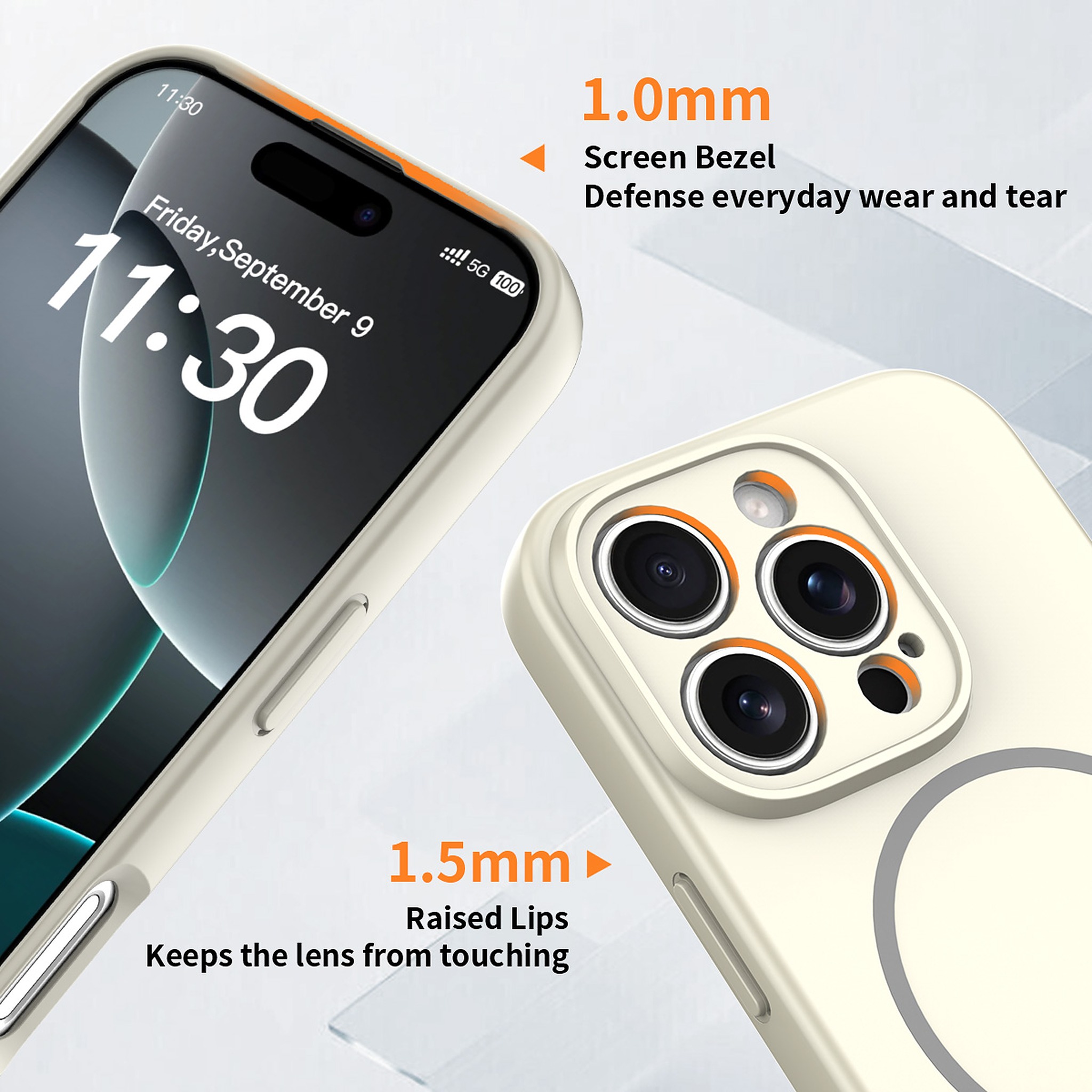 SendaFit Solid-Color Two-in-One Case for iPhone 16 Pro detail 14