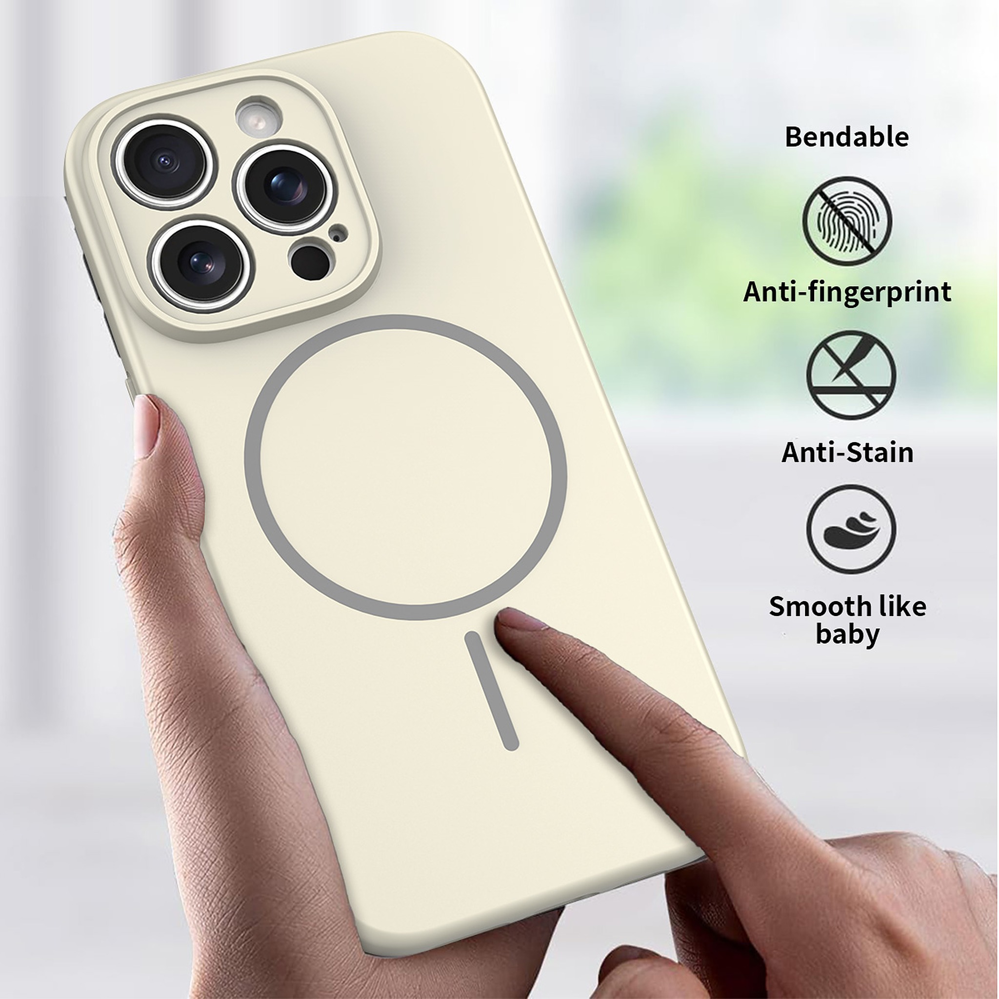 SendaFit Solid-Color Two-in-One Case for iPhone 16 Pro detail 15