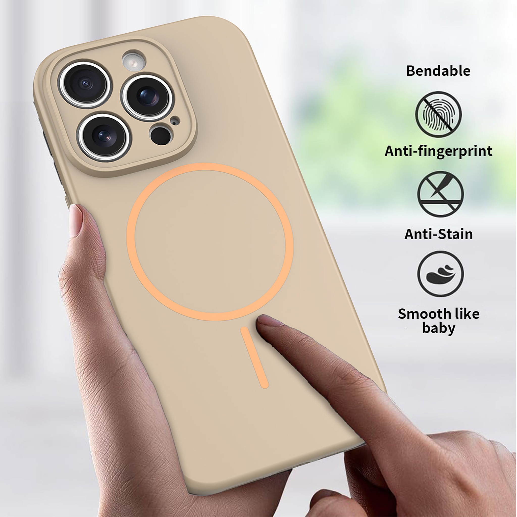 SendaFit Solid-Color Two-in-One Case for iPhone 16 Pro detail 20