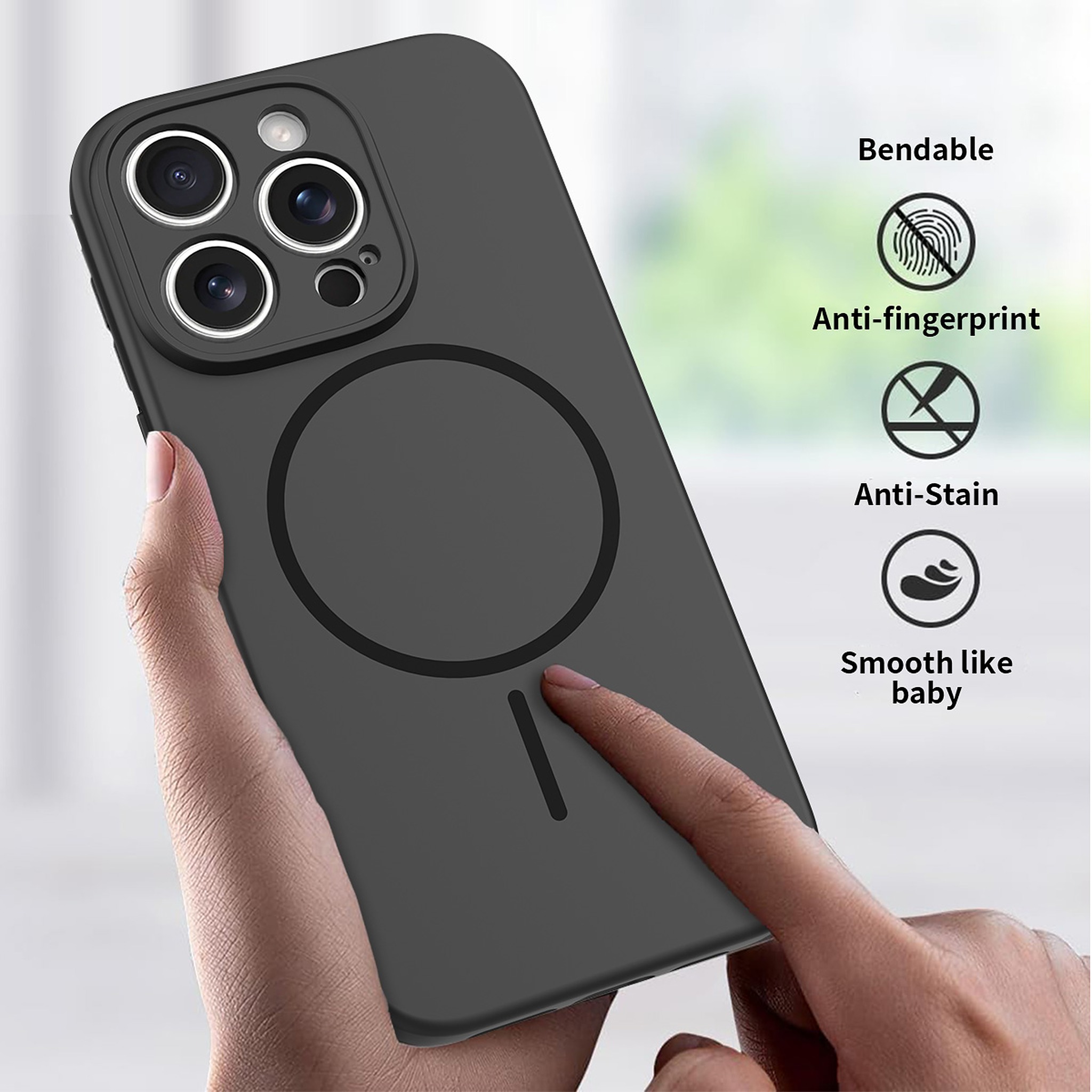 SendaFit Solid-Color Two-in-One Case for iPhone 16 Pro detail 23