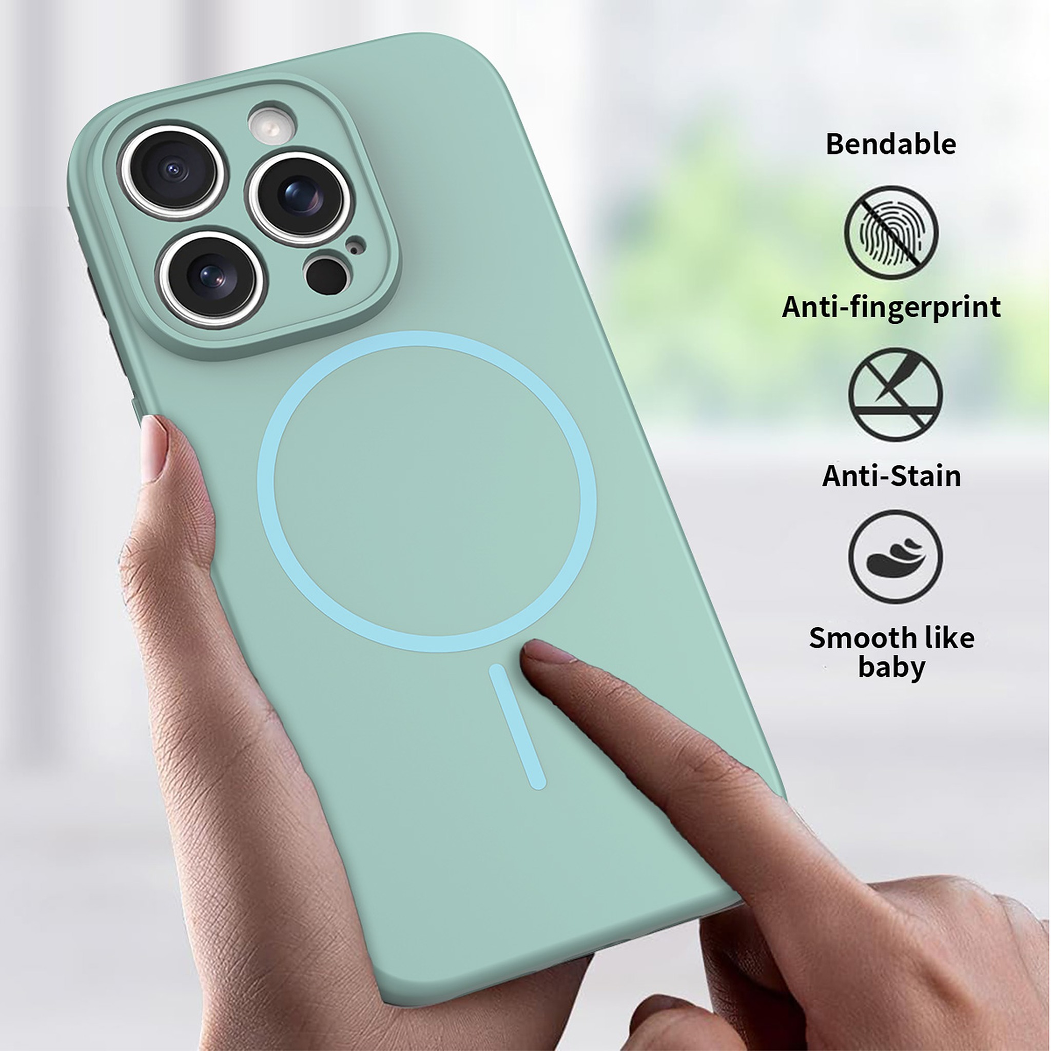 SendaFit Solid-Color Two-in-One Case for iPhone 16 Pro detail 7
