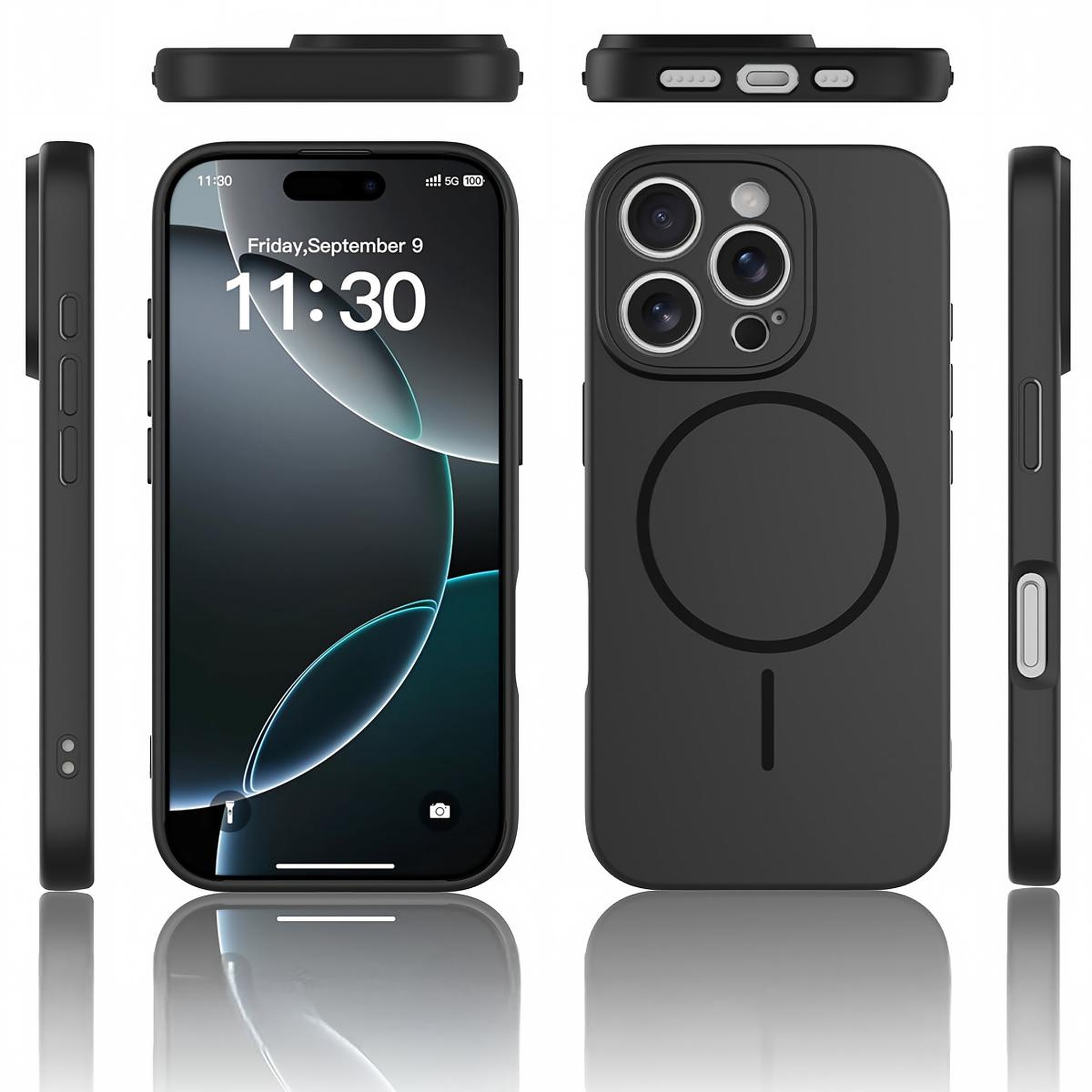 SendaFit Solid-Color Two-in-One Case for iPhone 16 Pro