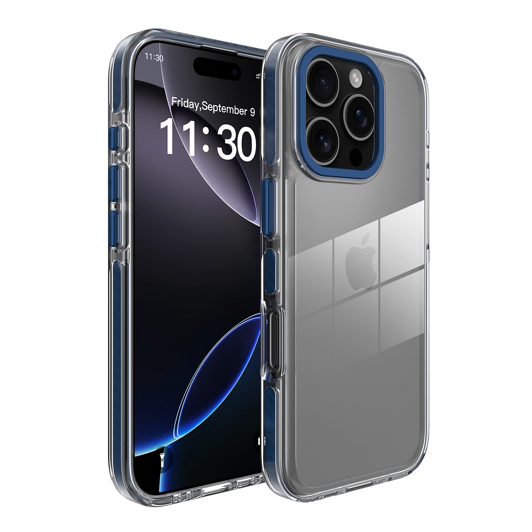 SendaFit Iridescent Two-Tone Case for iPhone 16 Pro - Royal Blue