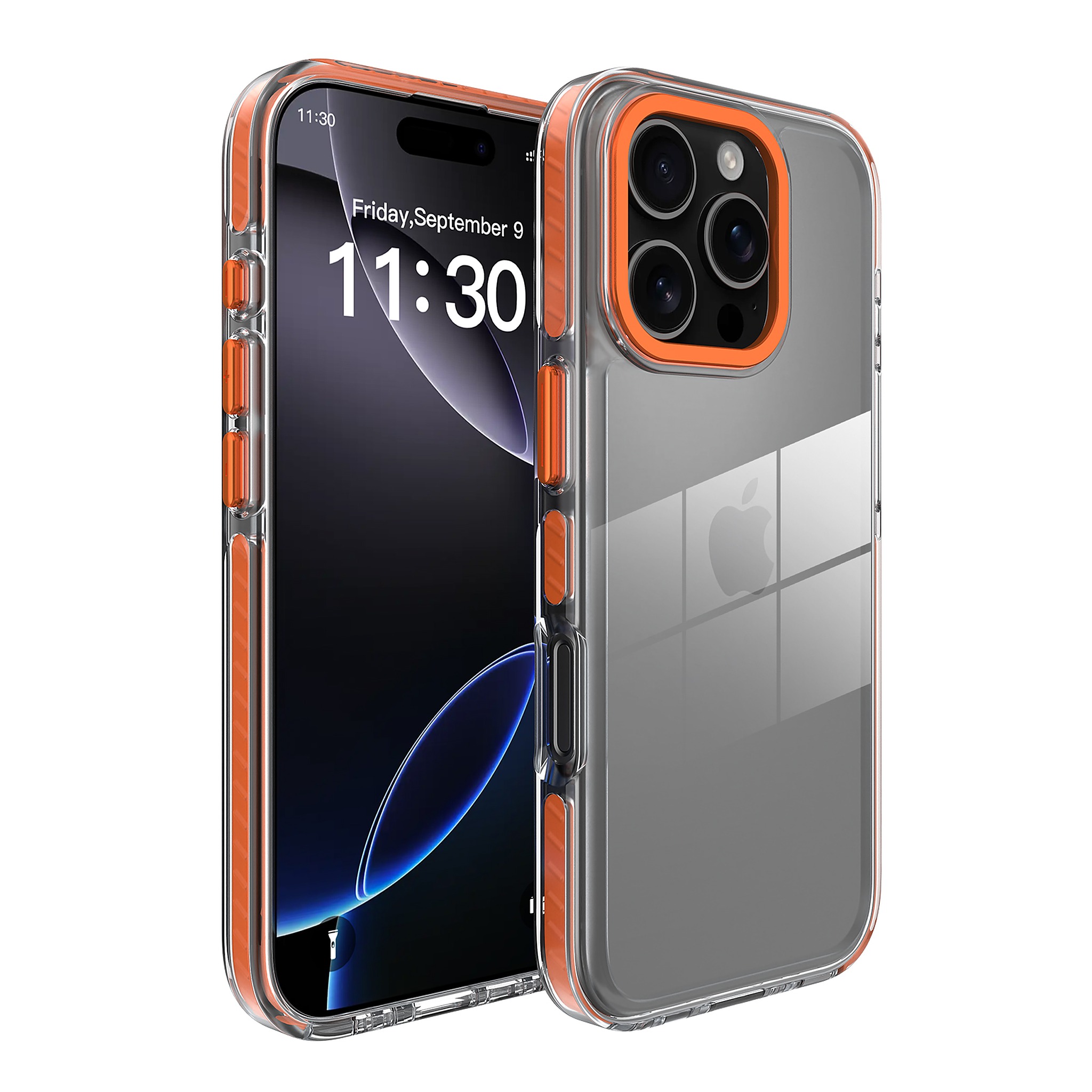 SendaFit Iridescent Two-Tone Case for iPhone 16 Pro - Orange