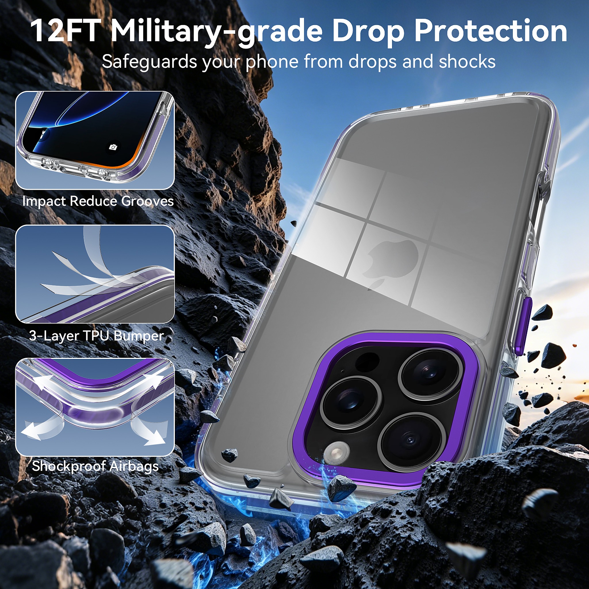 SendaFit Iridescent Two-Tone Case for iPhone 16 Pro detail 22