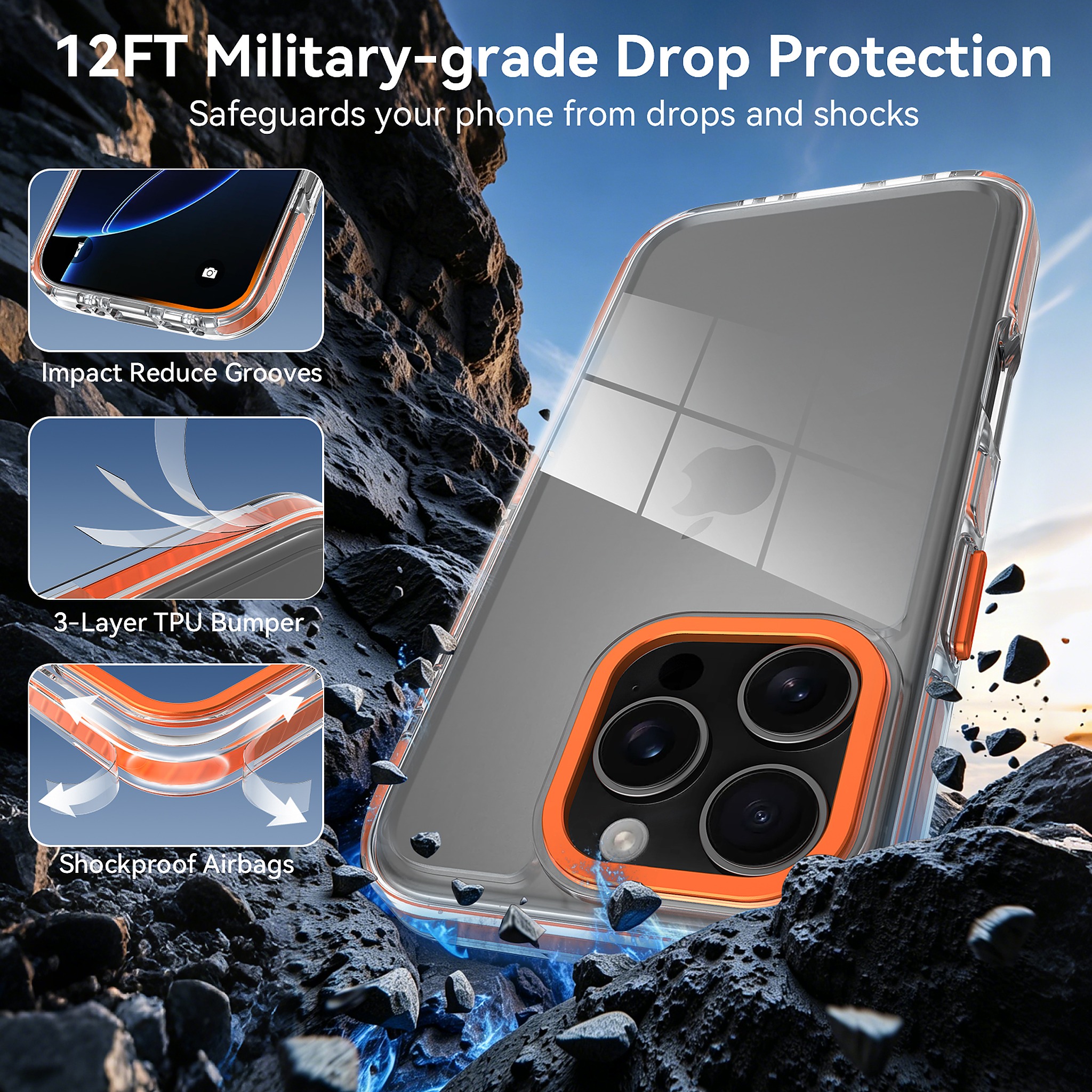 SendaFit Iridescent Two-Tone Case for iPhone 16 Pro detail 23