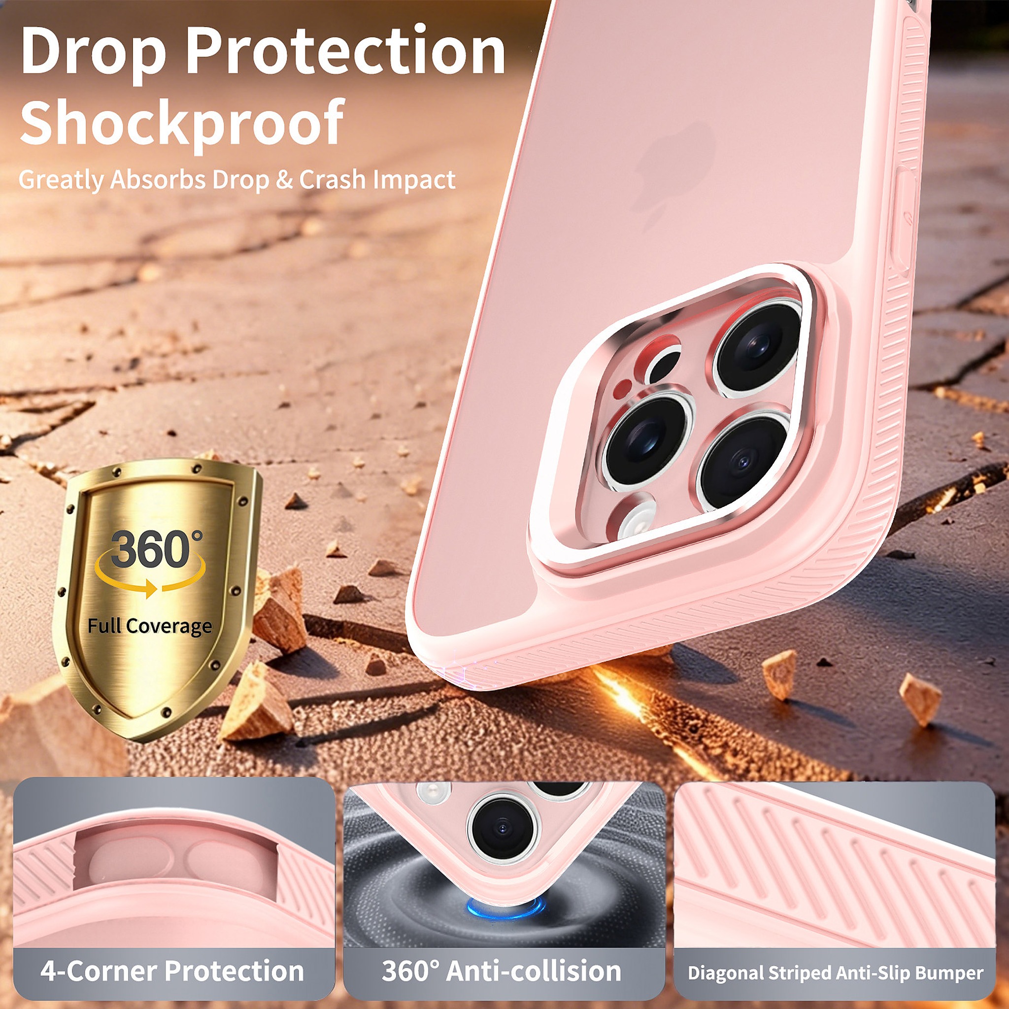 SendaFit Precise-Cutout Camera Stand Case for iPhone 16 Pro Max detail 16