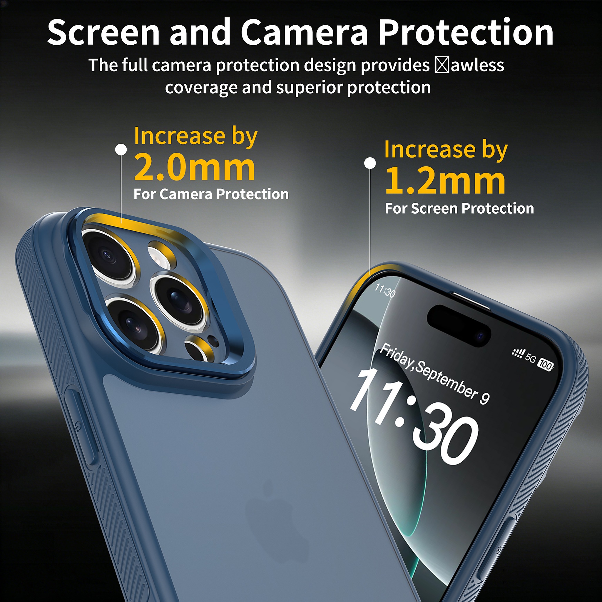 SendaFit Precise-Cutout Camera Stand Case for iPhone 16 Pro Max detail 18