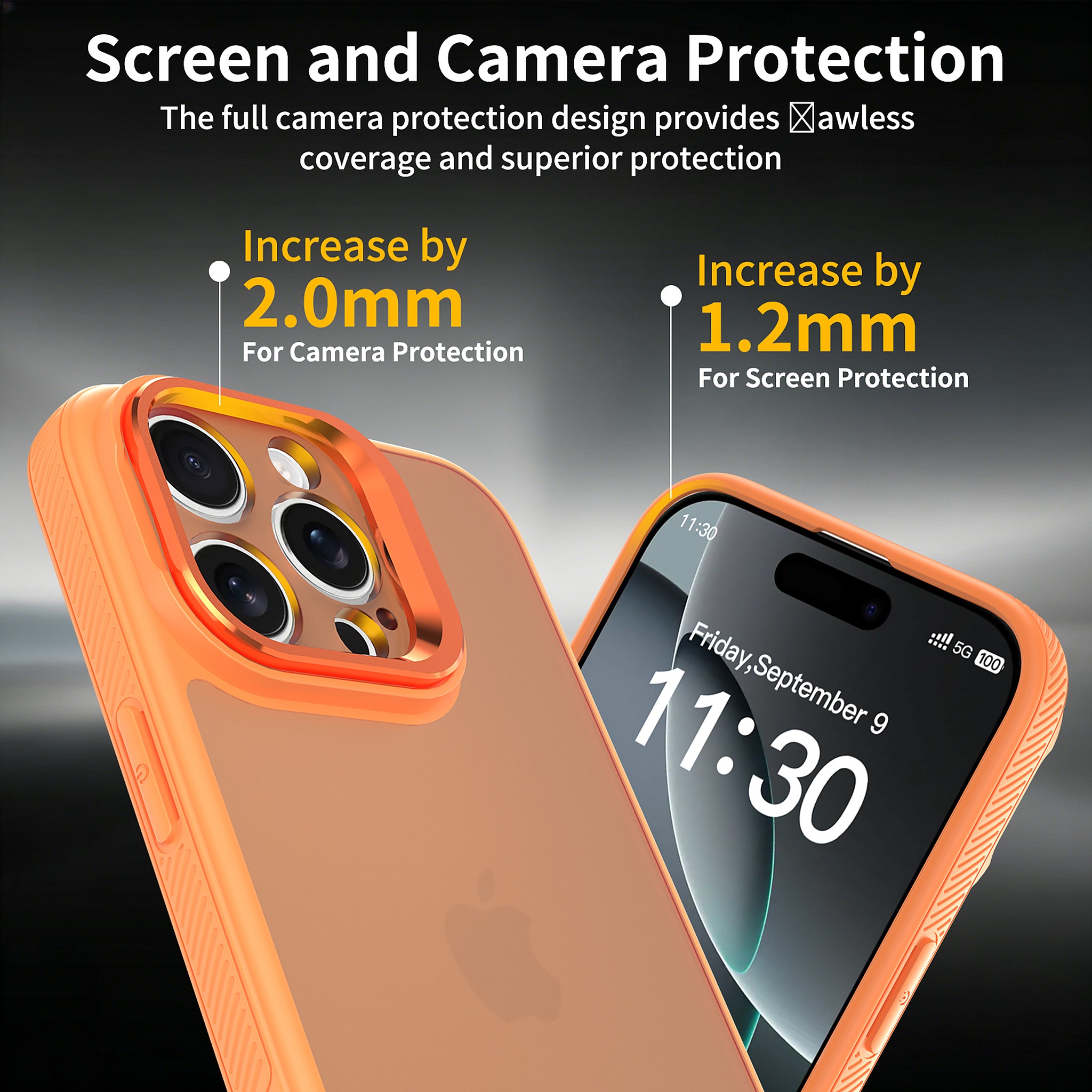 SendaFit Precise-Cutout Camera Stand Case for iPhone 16 Pro Max detail 6