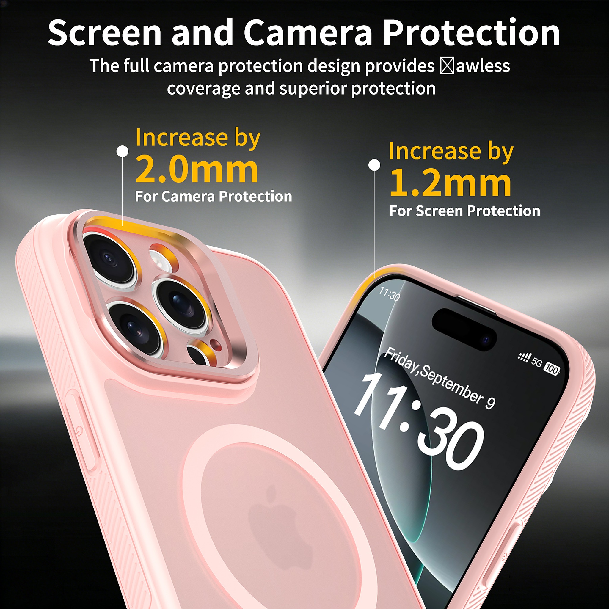 SendaFit Precise-Cutout Camera Stand MagSafe Case for iPhone 16 Pro Max detail 14