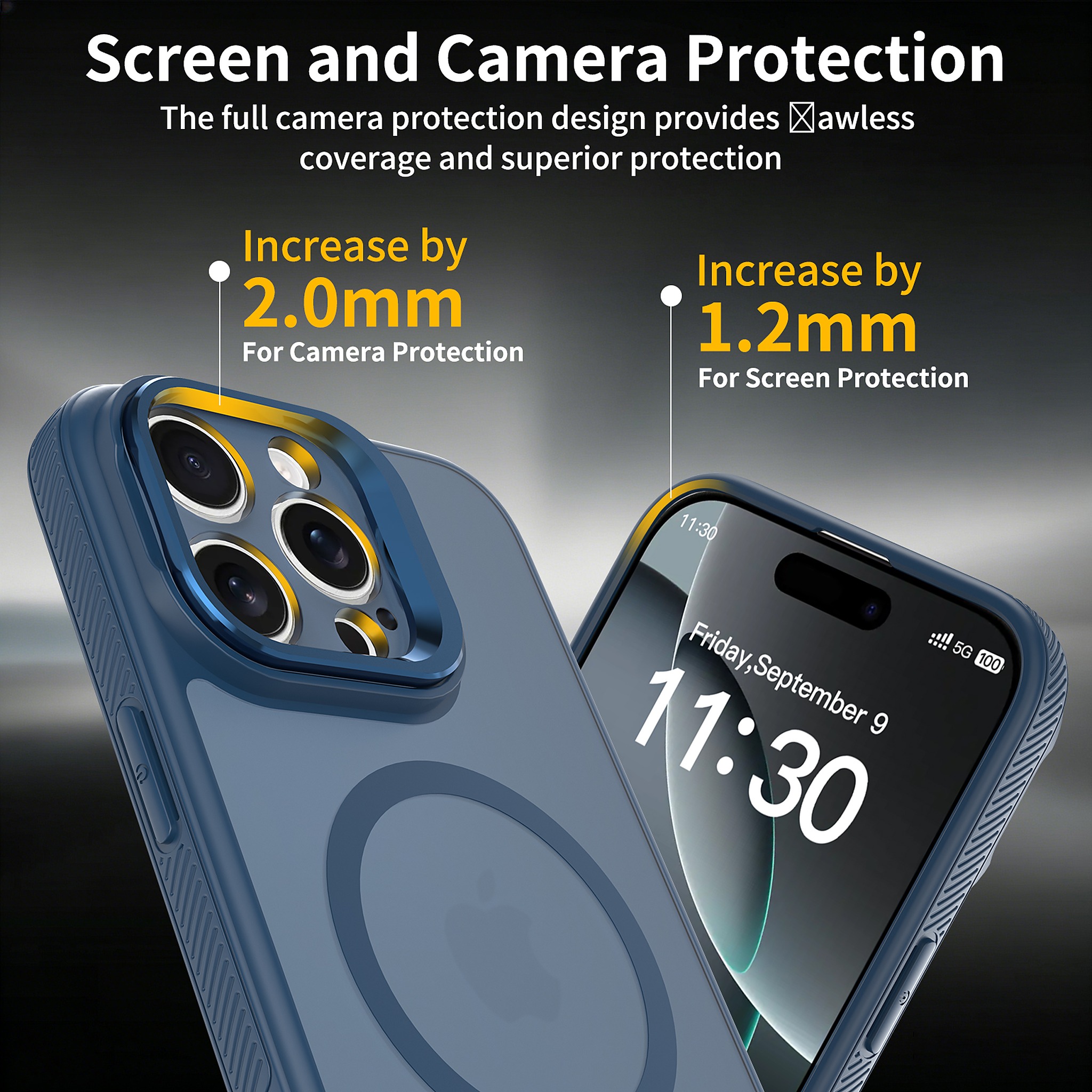 SendaFit Precise-Cutout Camera Stand MagSafe Case for iPhone 16 Pro Max detail 18