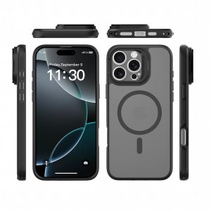 SendaFit Precise-Cutout Camera Stand MagSafe Case for iPhone 16 Pro Max