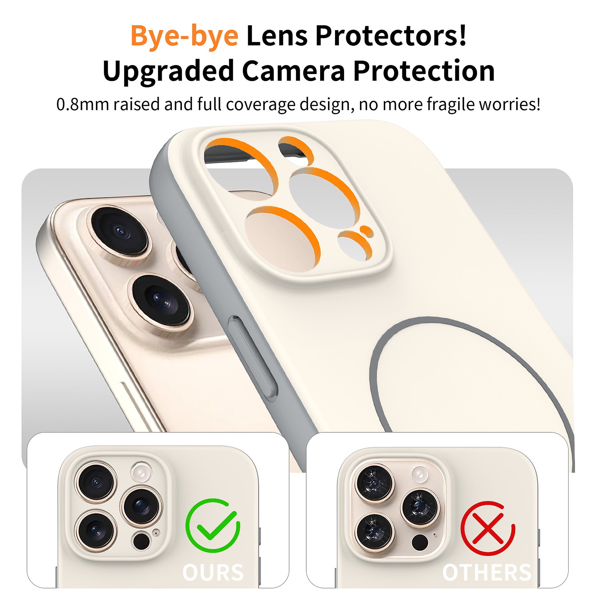 SendaFit Skin-Feel Two-in-One MagSafe Case for iPhone 16 Pro Max detail 4