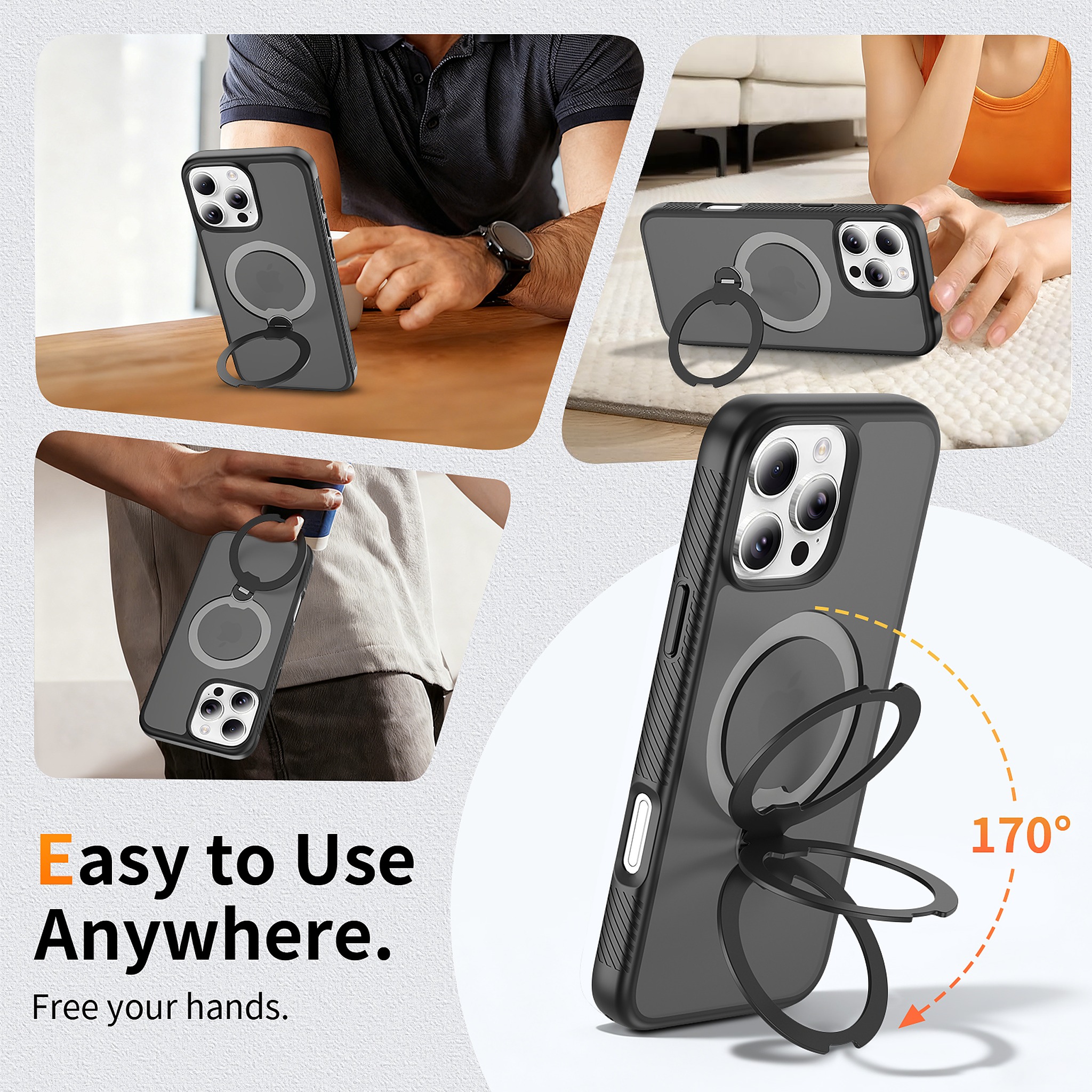 SendaFit 360° Full-Body Two-in-One Case for iPhone 16 Pro Max detail 11