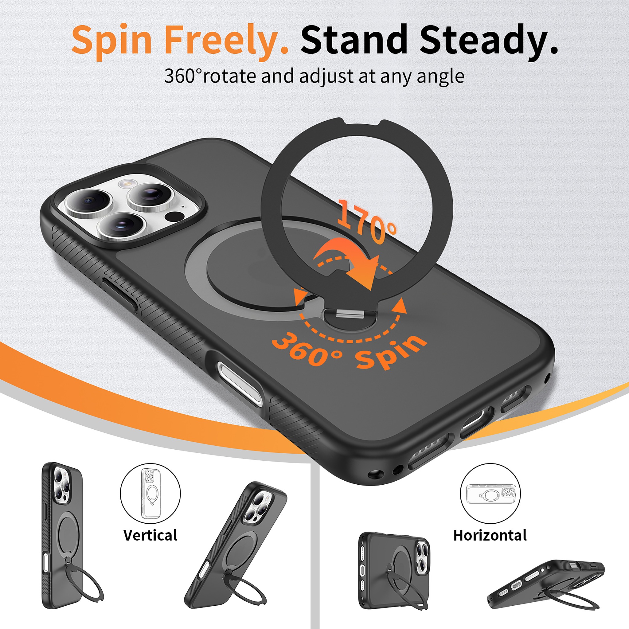 SendaFit 360° Full-Body Two-in-One Case for iPhone 16 Pro Max detail 12