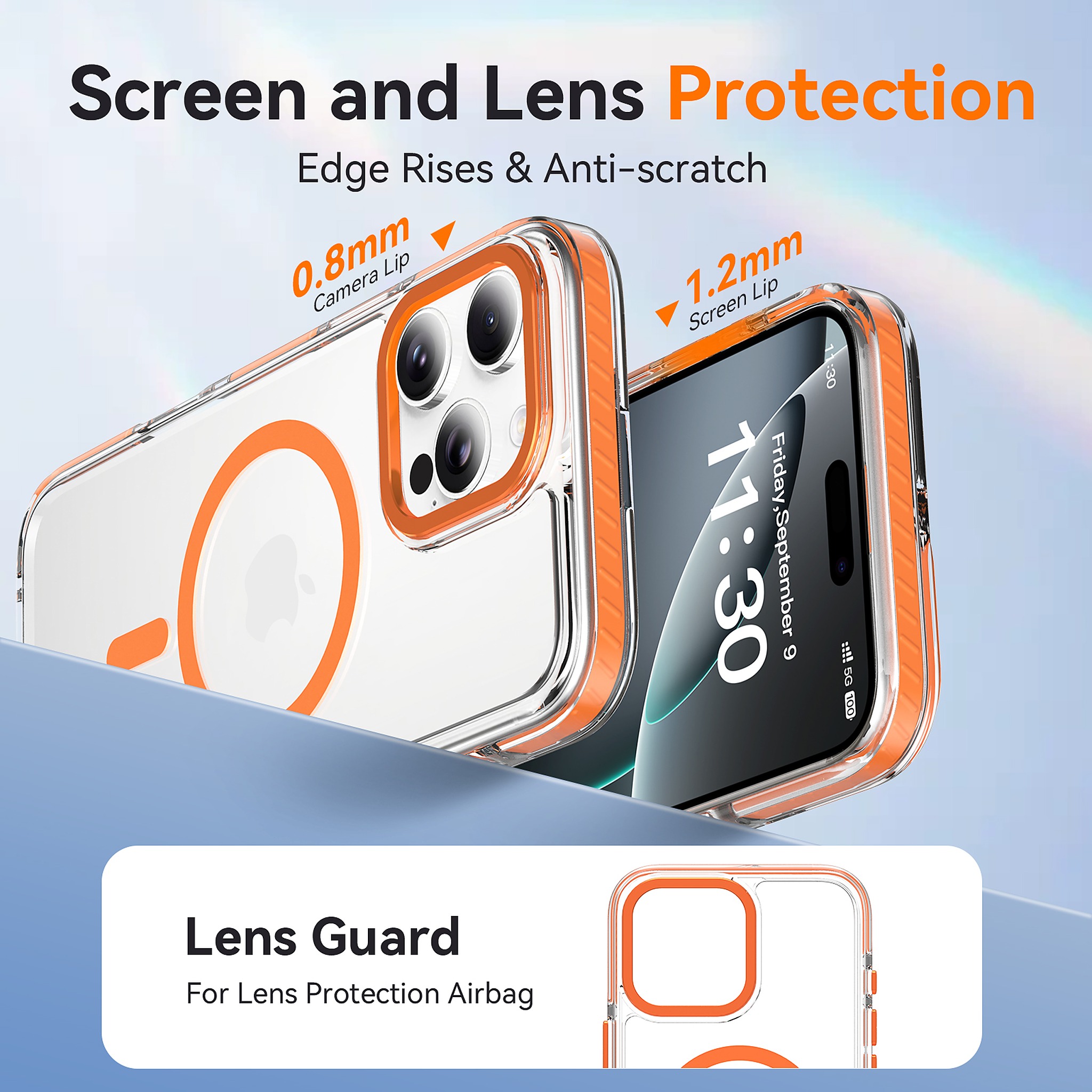 SendaFit Iridescent Two-Tone MagSafe Case for iPhone 16 Pro Max detail 12