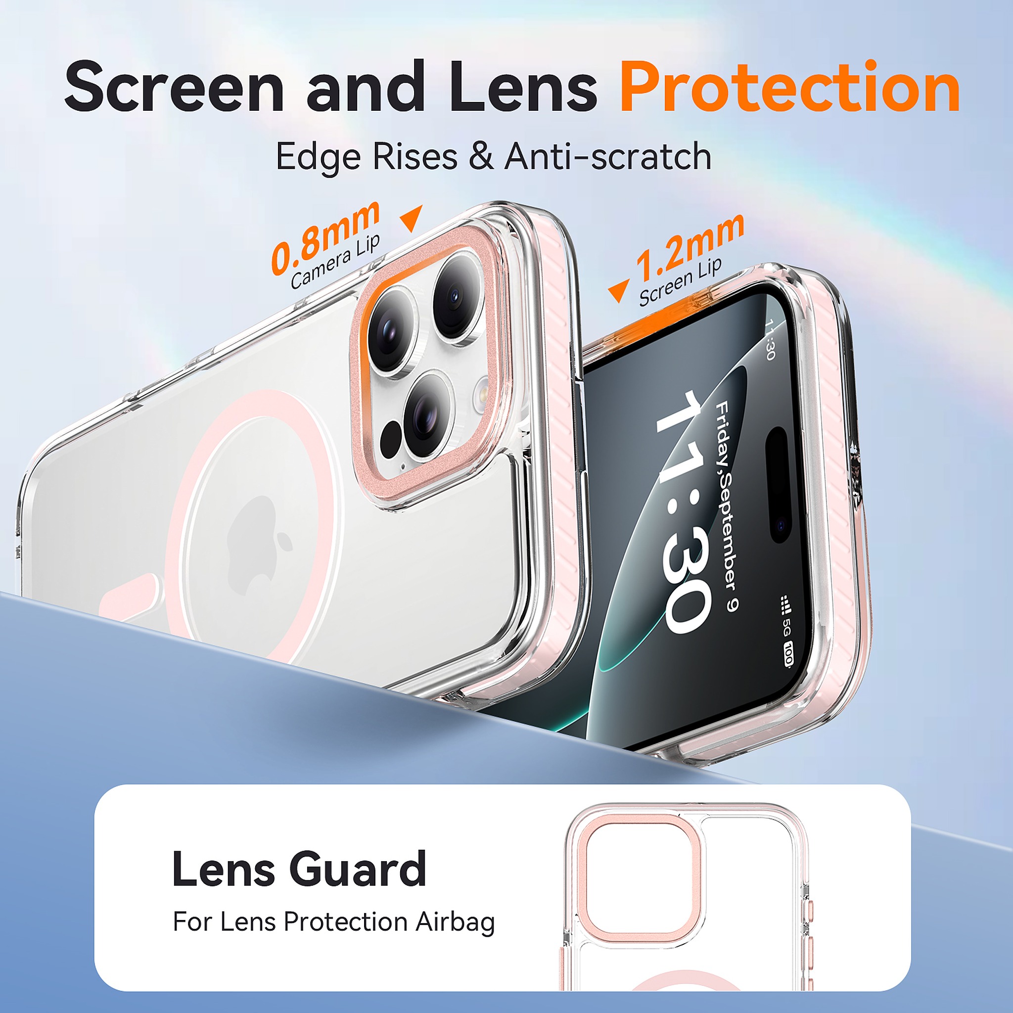 SendaFit Iridescent Two-Tone MagSafe Case for iPhone 16 Pro Max detail 18