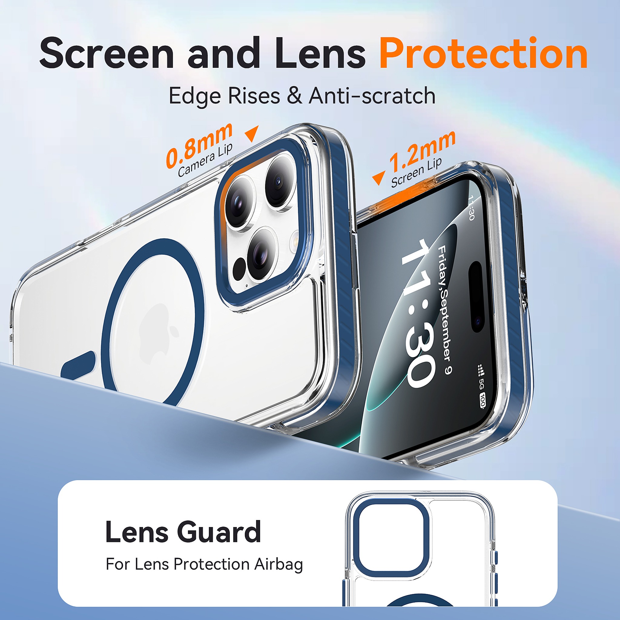 SendaFit Iridescent Two-Tone MagSafe Case for iPhone 16 Pro Max detail 2