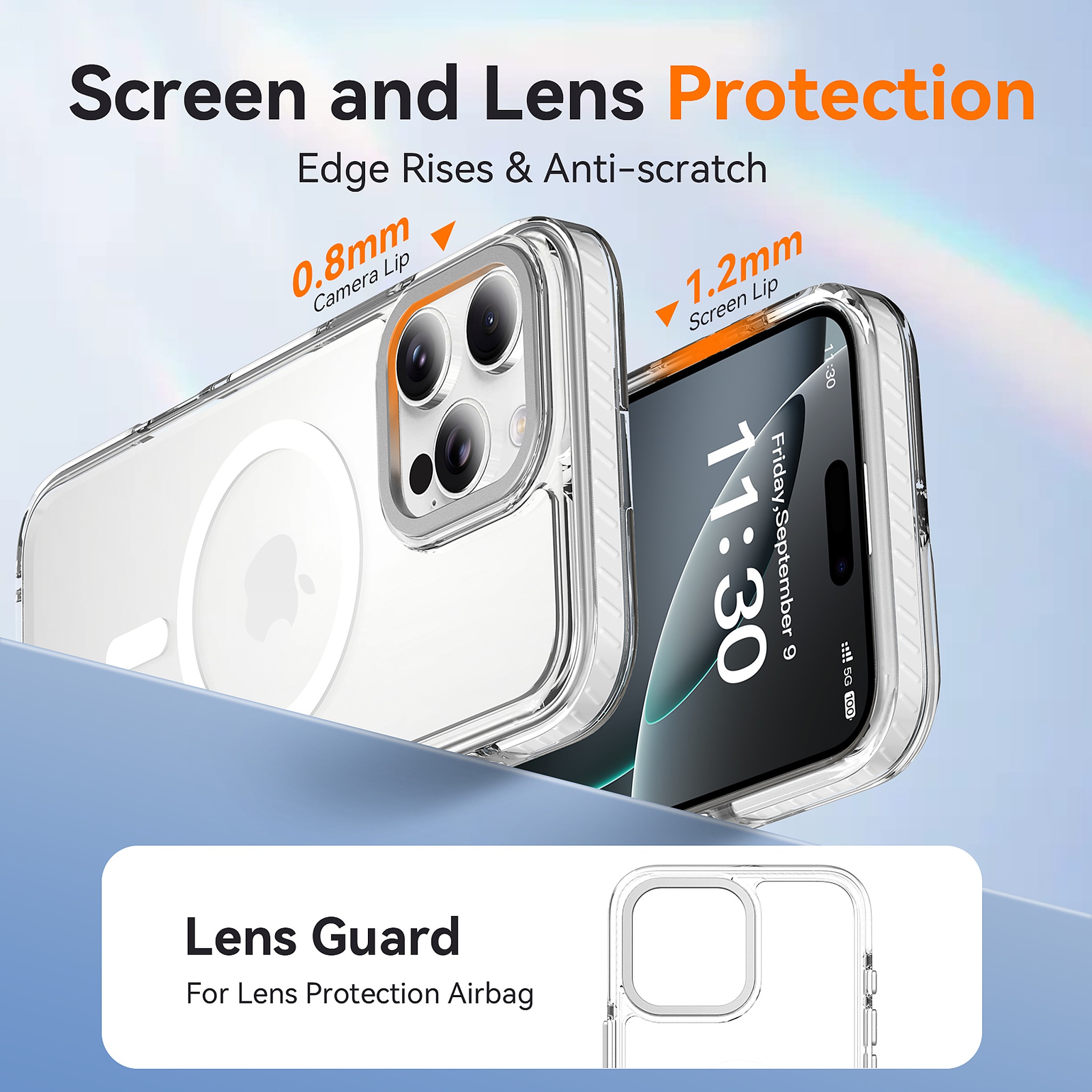 SendaFit Iridescent Two-Tone MagSafe Case for iPhone 16 Pro Max detail 24