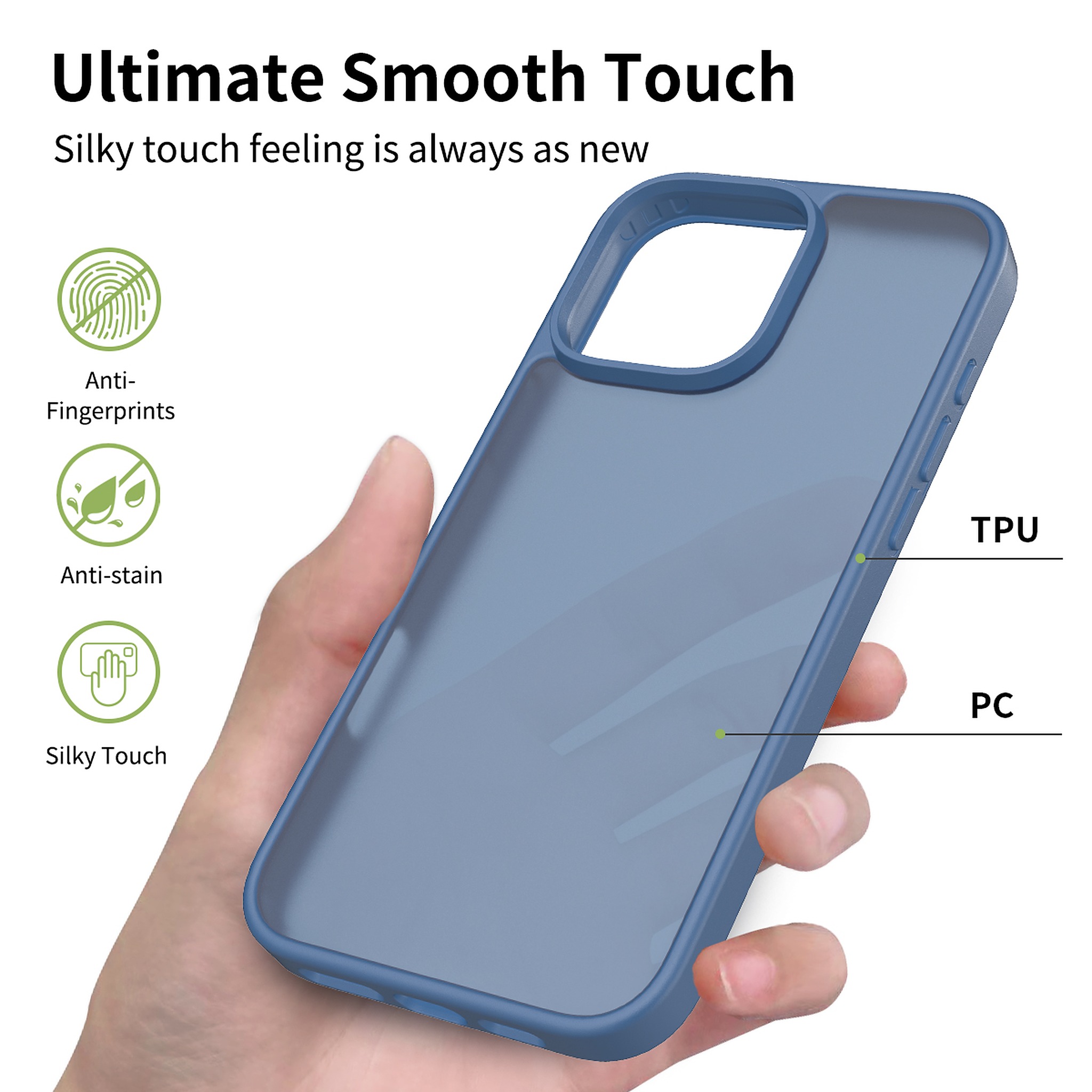 SendaFit Matte Skin-Feel Two-in-One Case for iPhone 16 Pro Max detail 18