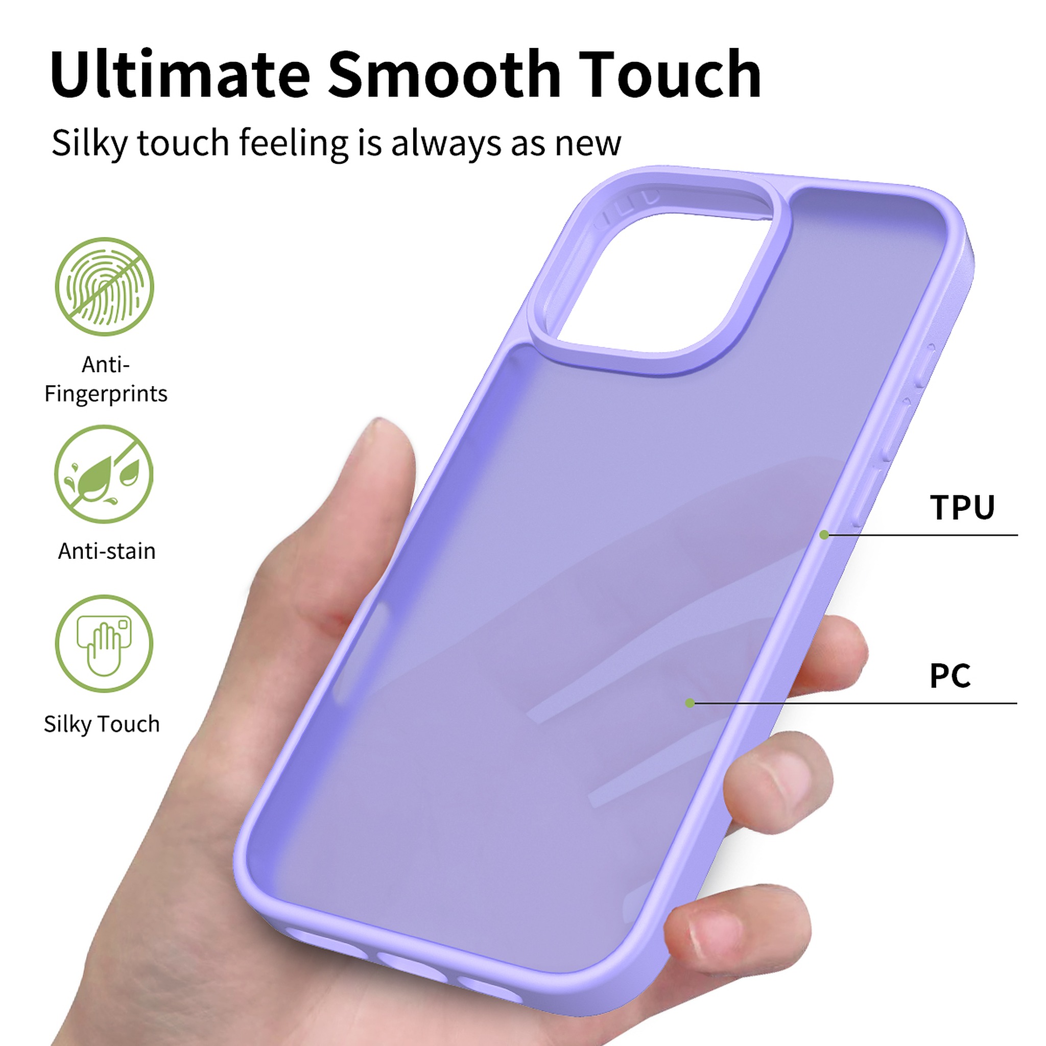 SendaFit Matte Skin-Feel Two-in-One Case for iPhone 16 Pro Max detail 23