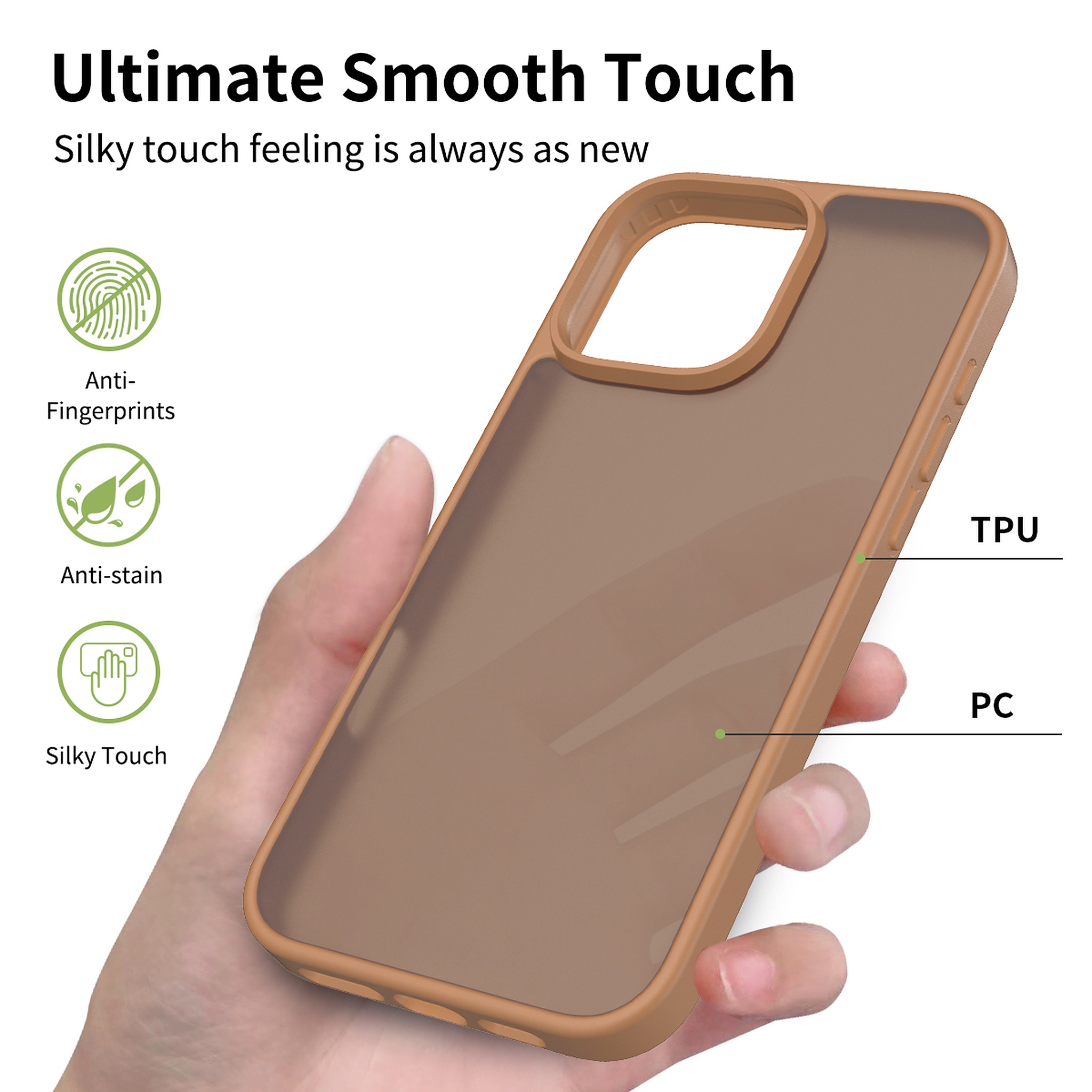 SendaFit Matte Skin-Feel Two-in-One Case for iPhone 16 Pro Max detail 31