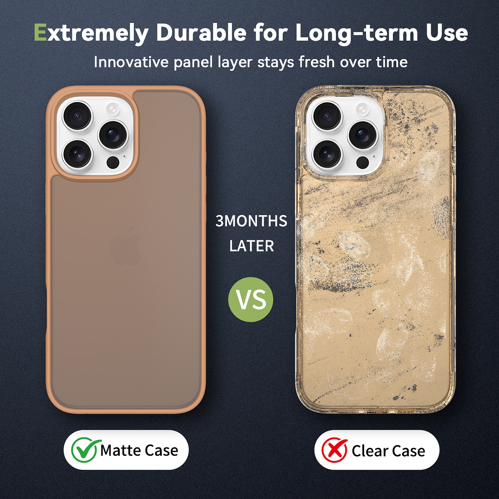 SendaFit Matte Skin-Feel Two-in-One Case for iPhone 16 Pro Max detail 34
