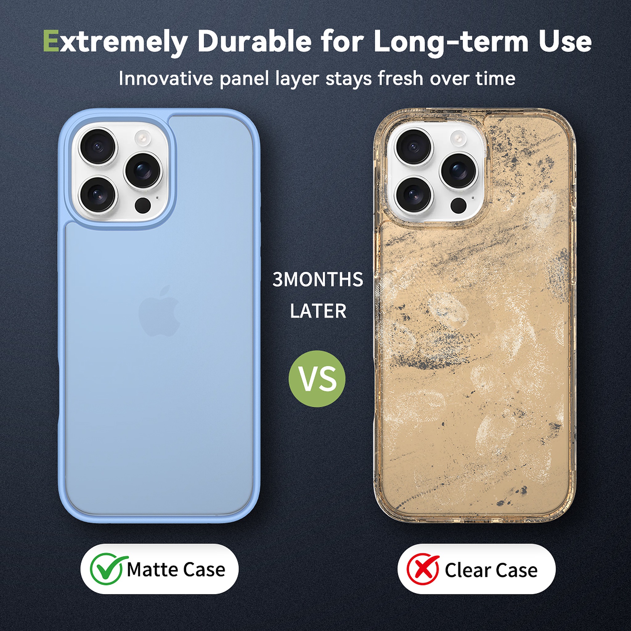 SendaFit Matte Skin-Feel Two-in-One Case for iPhone 16 Pro Max detail 4