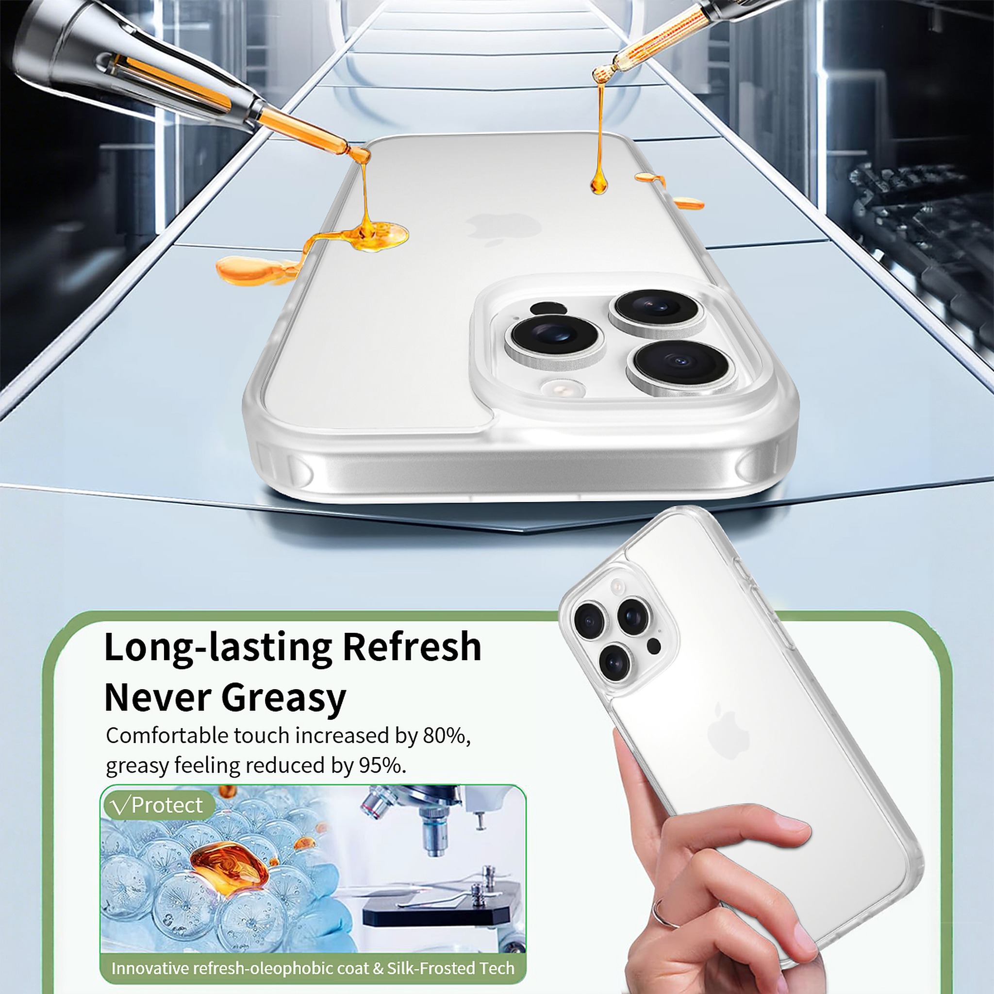 SendaFit Matte Skin-Feel Two-in-One Case for iPhone 16 Pro Max detail 42