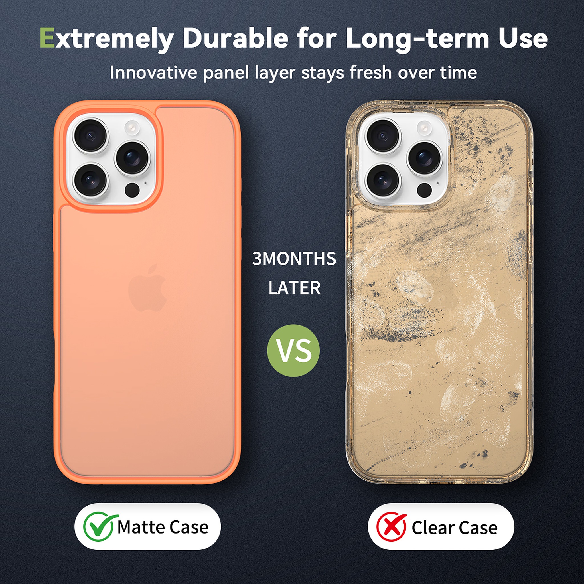 SendaFit Matte Skin-Feel Two-in-One Case for iPhone 16 Pro Max detail 48
