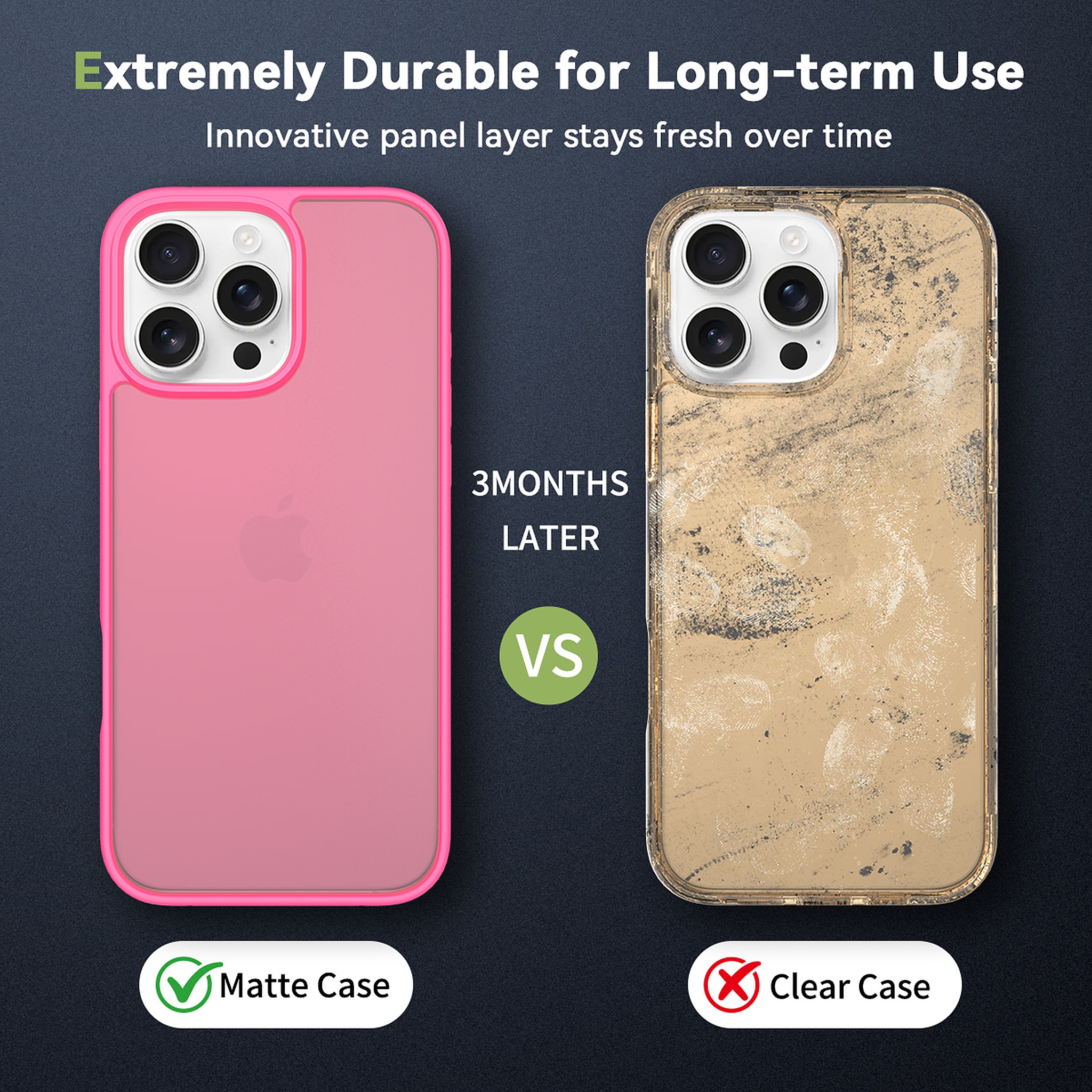 SendaFit Matte Skin-Feel Two-in-One Case for iPhone 16 Pro Max detail 8