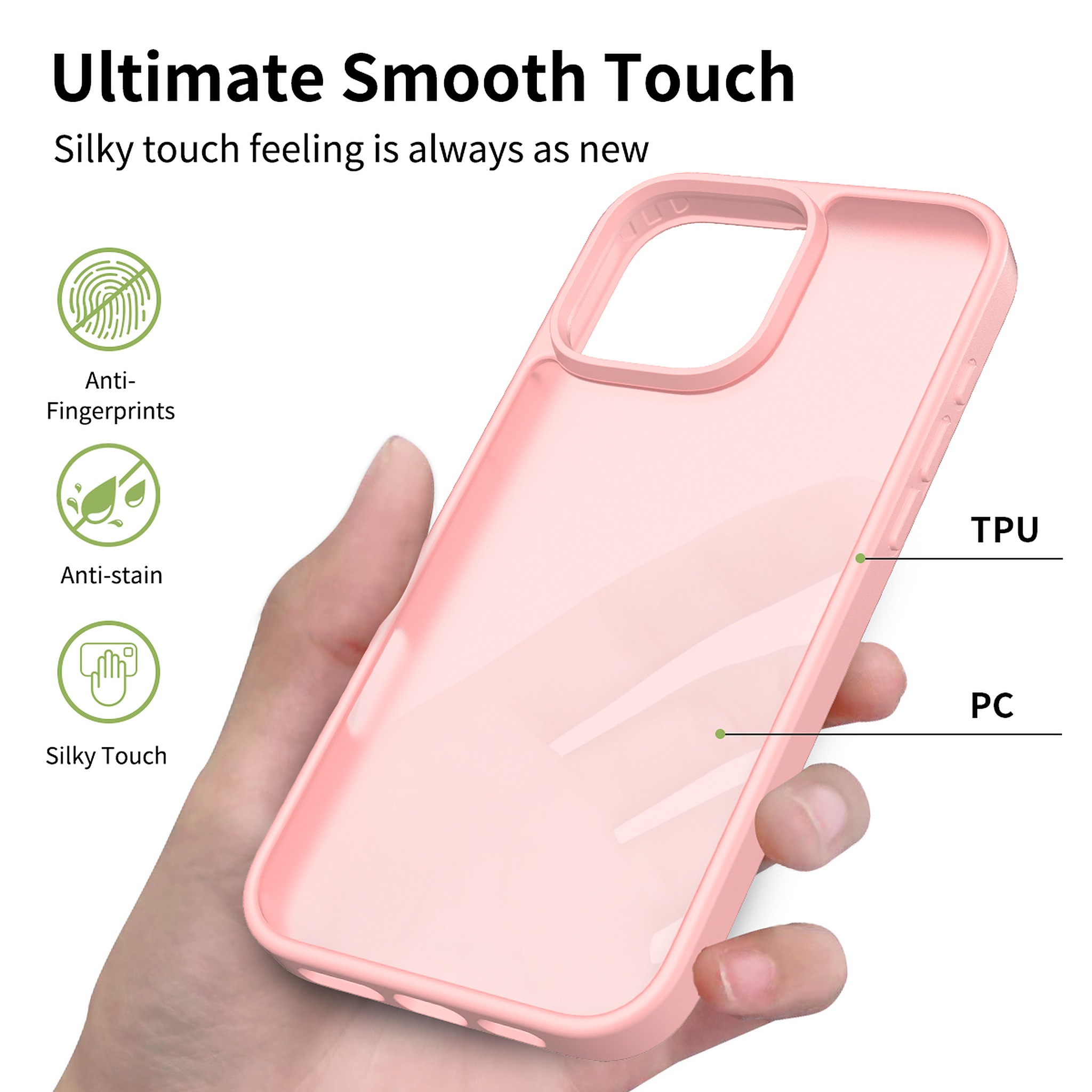 SendaFit Matte Skin-Feel Two-in-One Case for iPhone 16 Pro Max detail 9