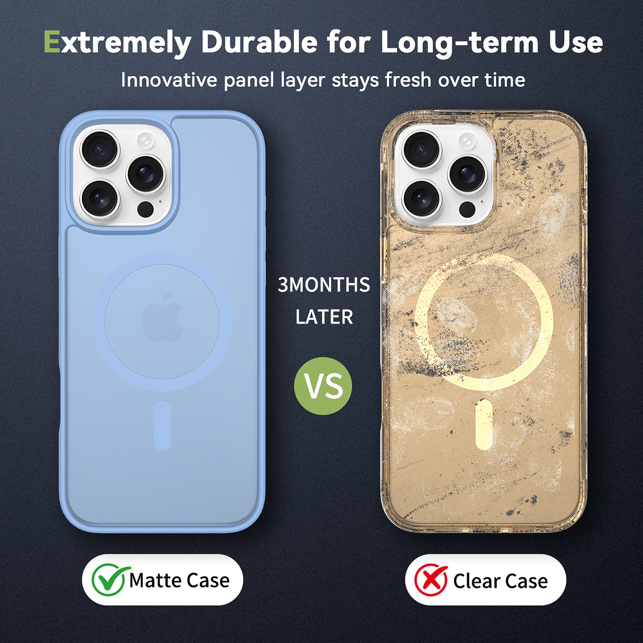 SendaFit Matte Skin-Feel Two-in-One MagSafe Case for iPhone 16 Pro Max detail 5