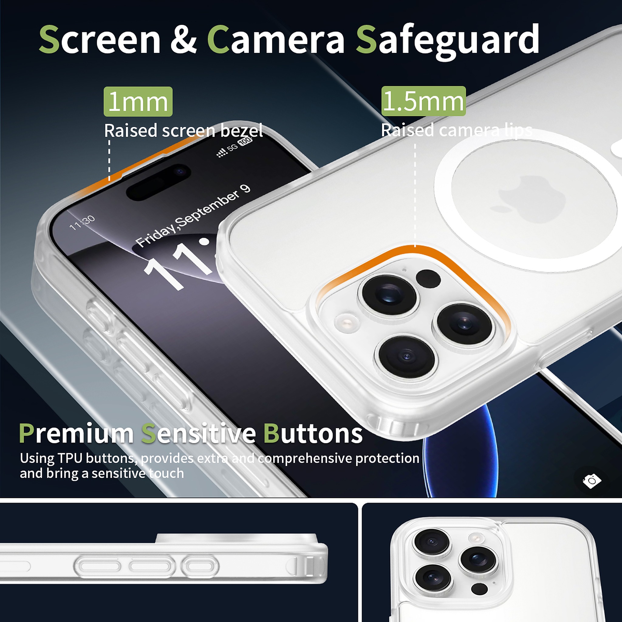 SendaFit Matte Skin-Feel Two-in-One MagSafe Case for iPhone 16 Pro Max detail 51
