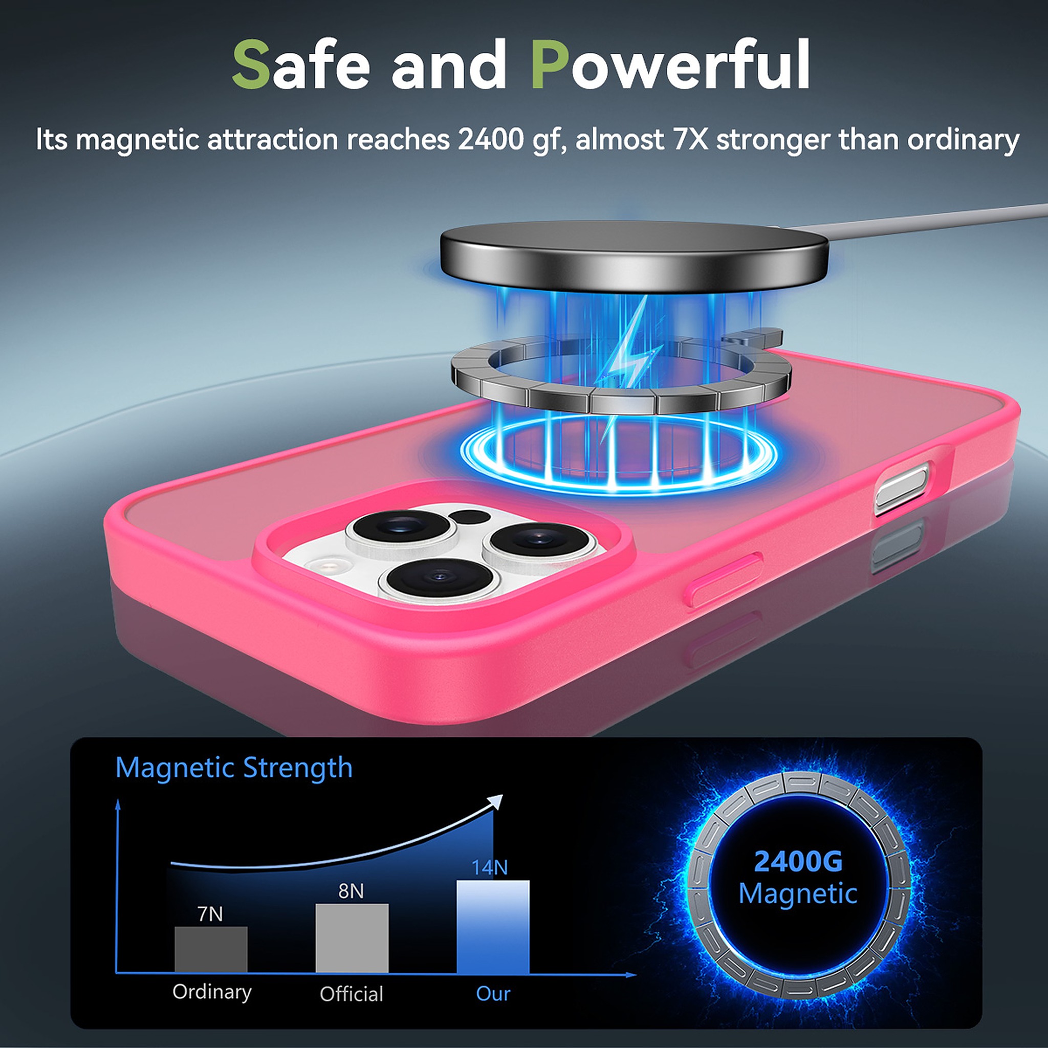 SendaFit Matte Skin-Feel Two-in-One MagSafe Case for iPhone 16 Pro Max detail 9