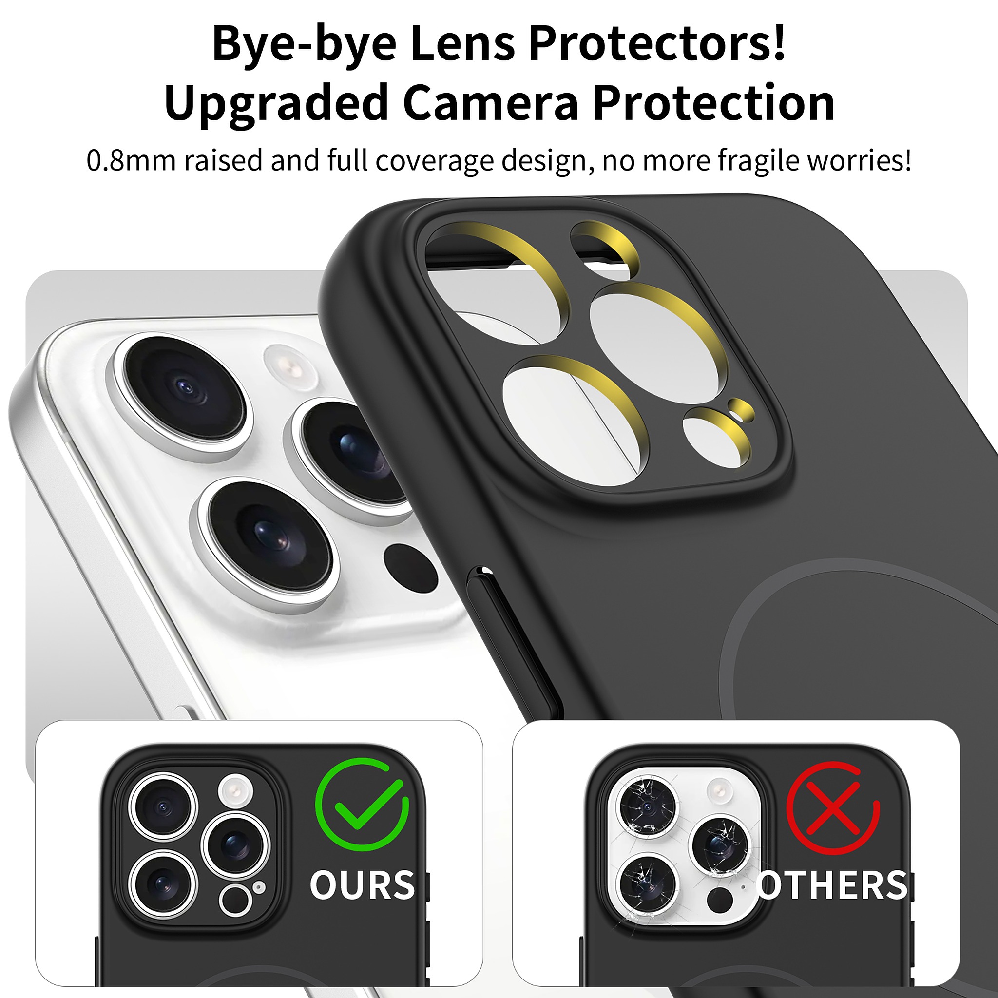 SendaFit Solid-Color Two-in-One MagSafe Case for iPhone 16 Pro Max detail 1