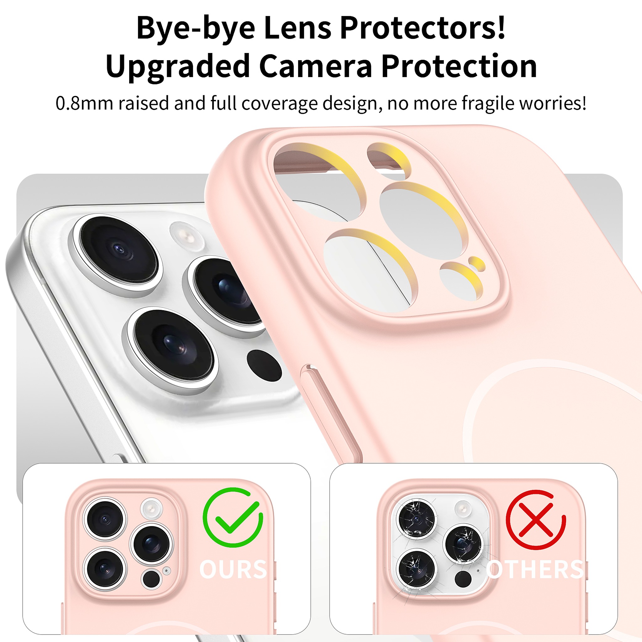 SendaFit Solid-Color Two-in-One MagSafe Case for iPhone 16 Pro Max detail 2