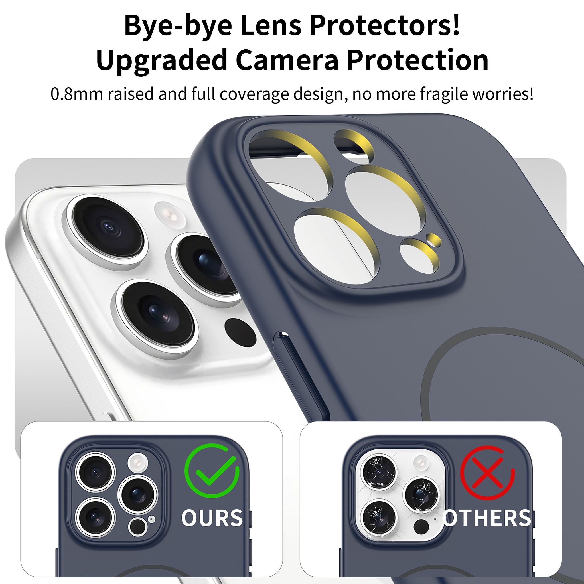 SendaFit Solid-Color Two-in-One MagSafe Case for iPhone 16 Pro Max detail 3