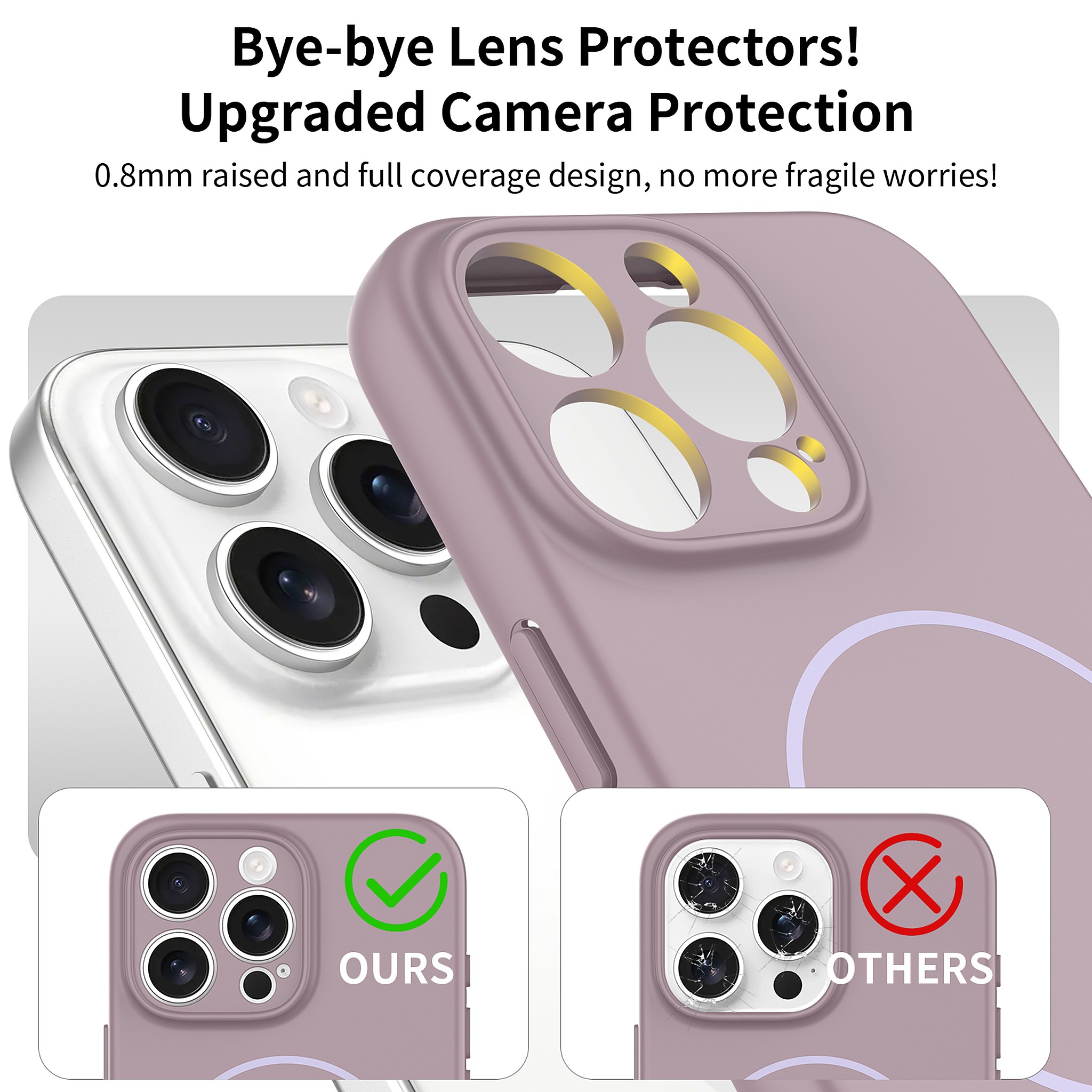SendaFit Solid-Color Two-in-One MagSafe Case for iPhone 16 Pro Max detail 4
