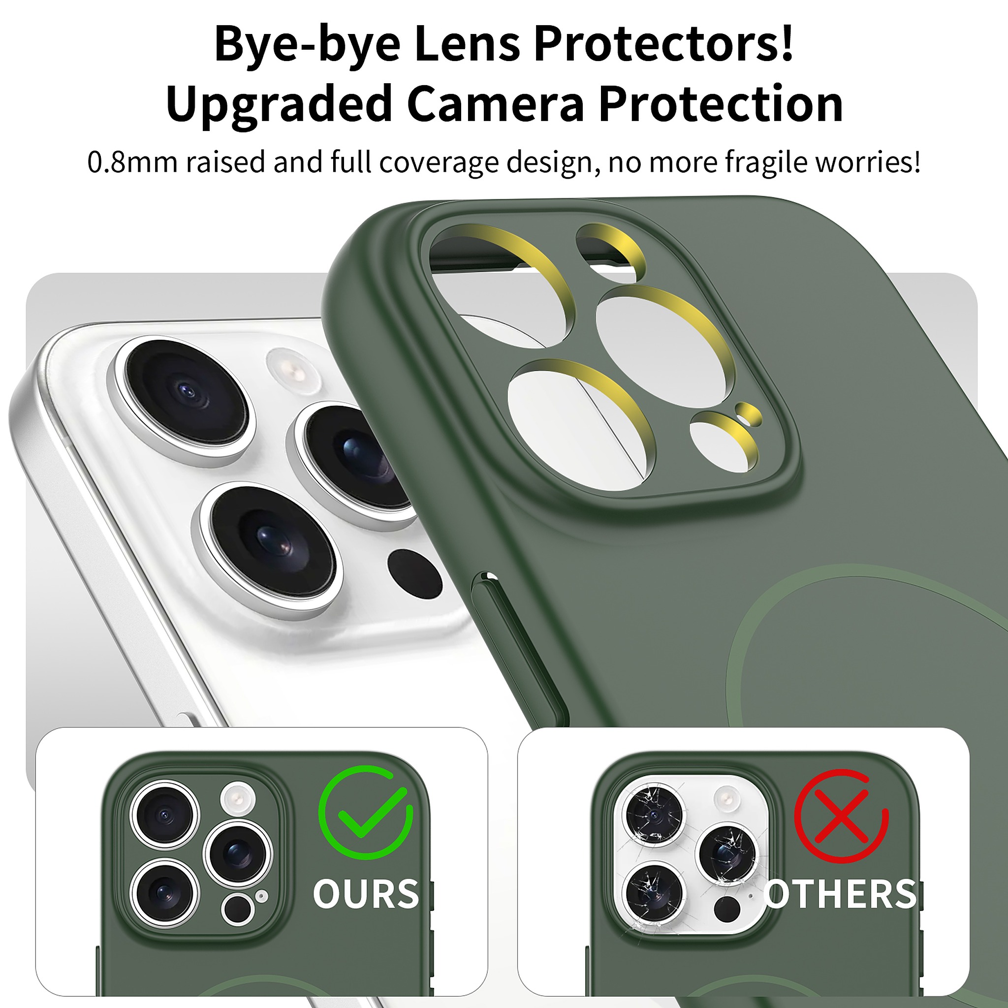SendaFit Solid-Color Two-in-One MagSafe Case for iPhone 16 Pro Max detail 5