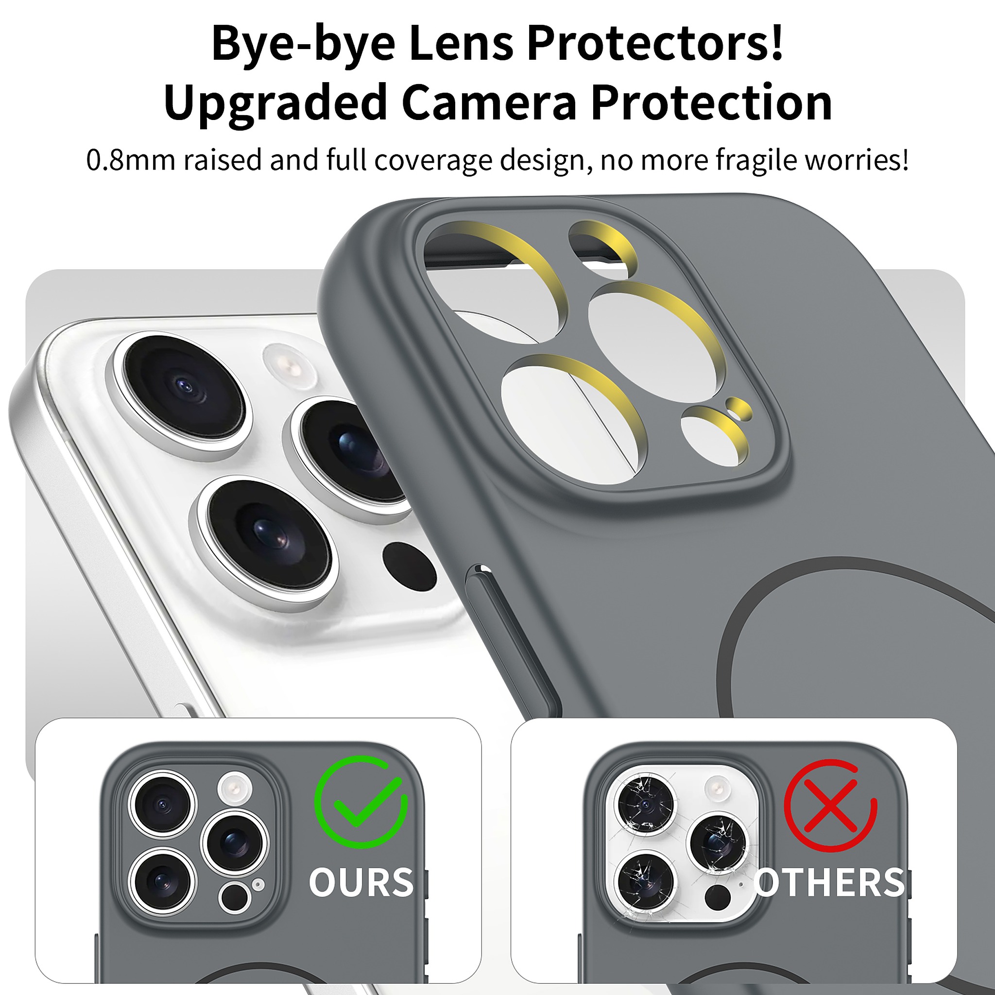 SendaFit Solid-Color Two-in-One MagSafe Case for iPhone 16 Pro Max detail 6