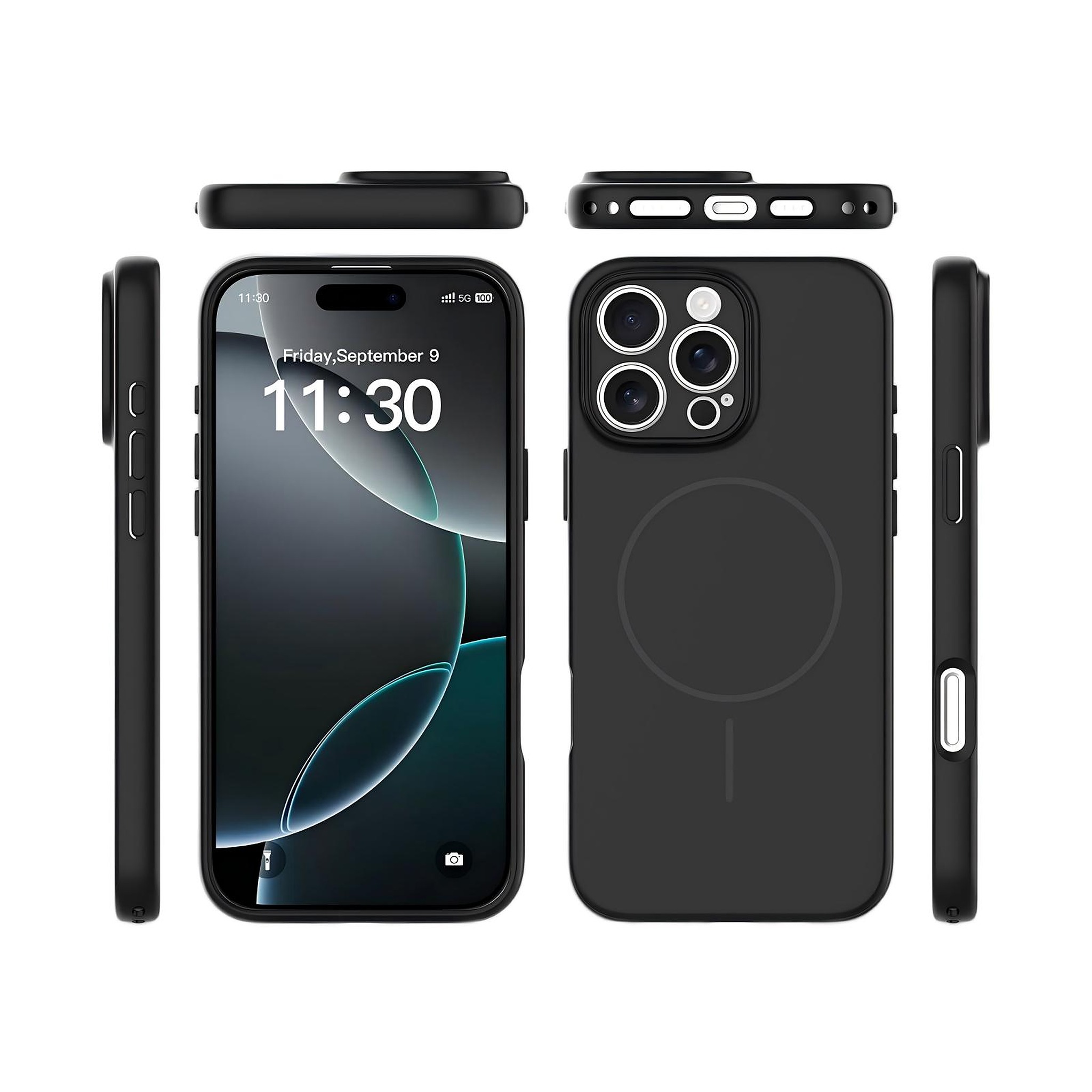 SendaFit Solid-Color Two-in-One MagSafe Case for iPhone 16 Pro Max