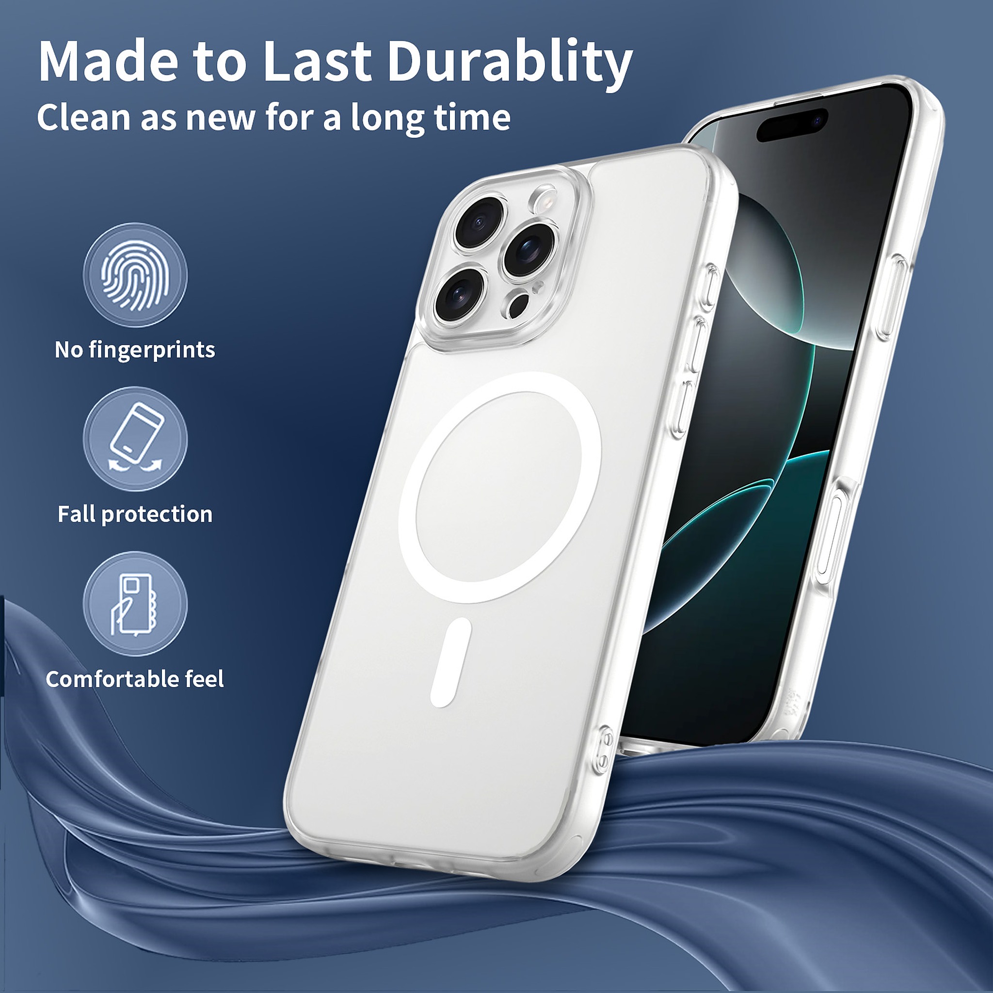 SendaFit Precise-Cutout Matte Skin-Feel MagSafe Case for iPhone 16 Pro Max detail 19